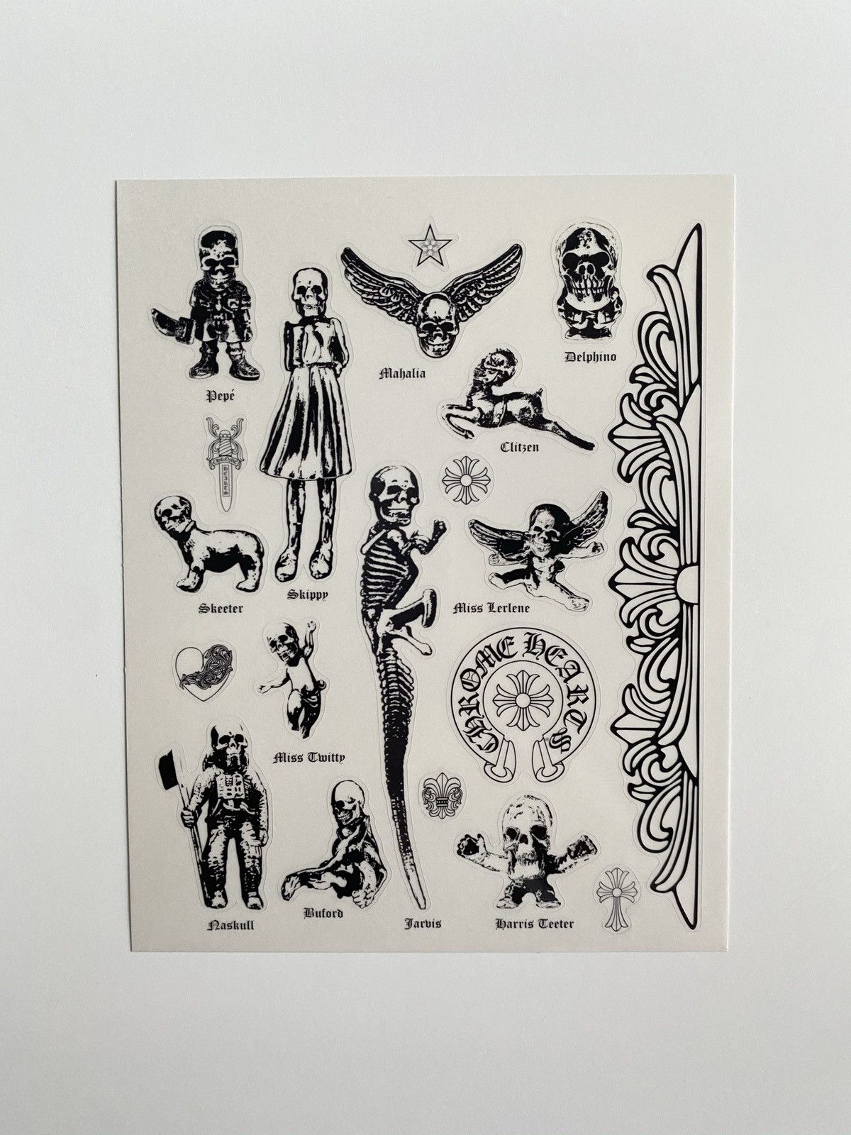 FOTI ステッカーセット フォティ クロムハーツ　8枚セット joe foti sticker set chrome hearts