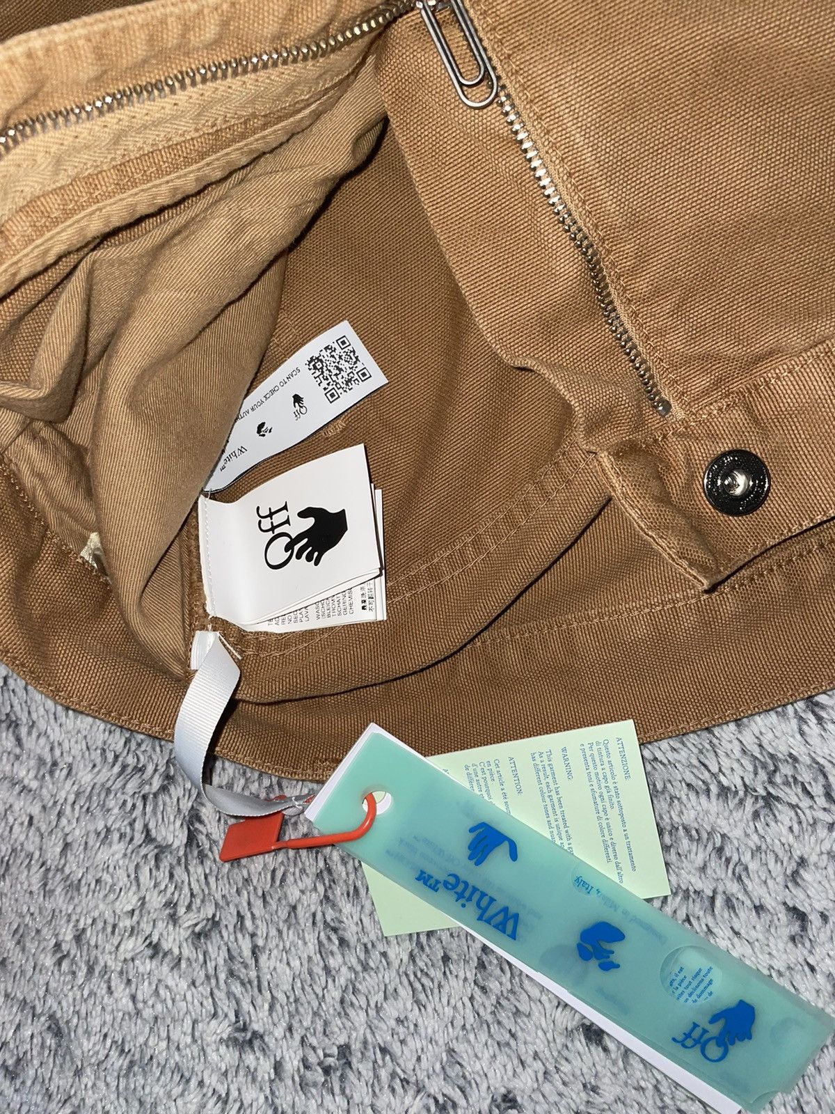 Off-White Off White Slow Canv Flare Carp Pant Size US 32 / EU 48 - 5 Thumbnail