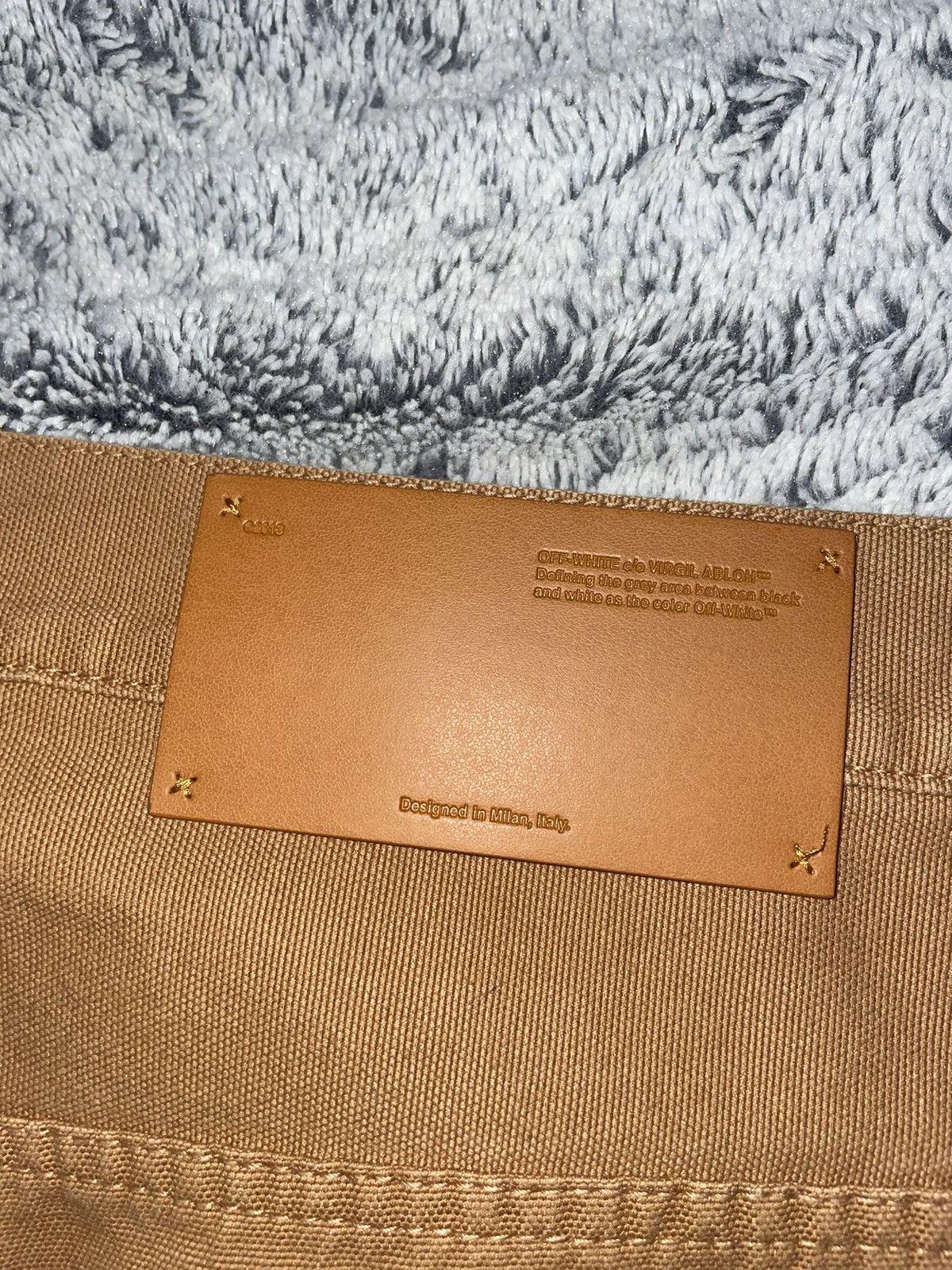 Off-White Off White Slow Canv Flare Carp Pant Size US 32 / EU 48 - 3 Thumbnail