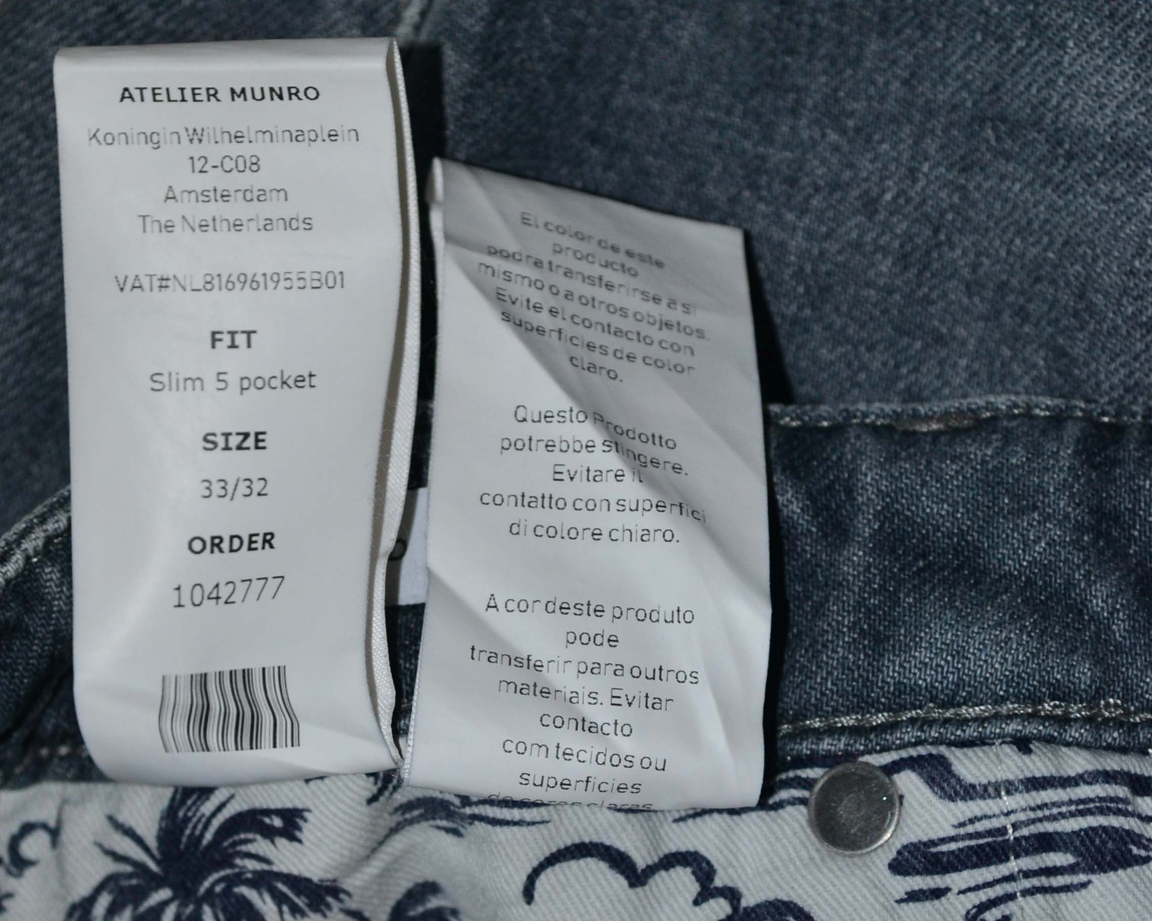 Other Atelier Munro x Oger Jeans Made in Italy Size US 33 - 6 Thumbnail