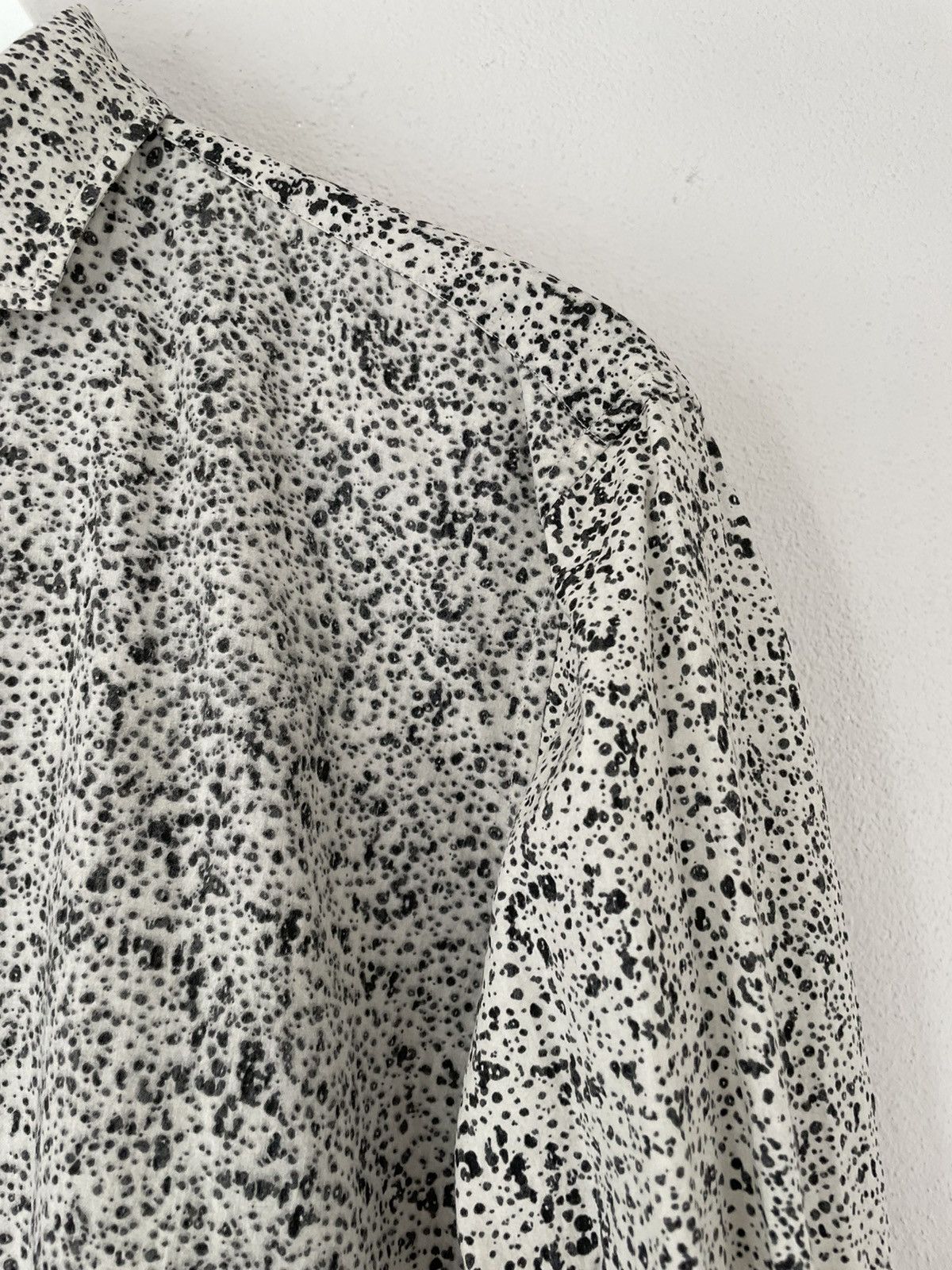 Bottega Veneta Black Speckled White Shirt Size US S / EU 44-46 / 1 - 6 Thumbnail