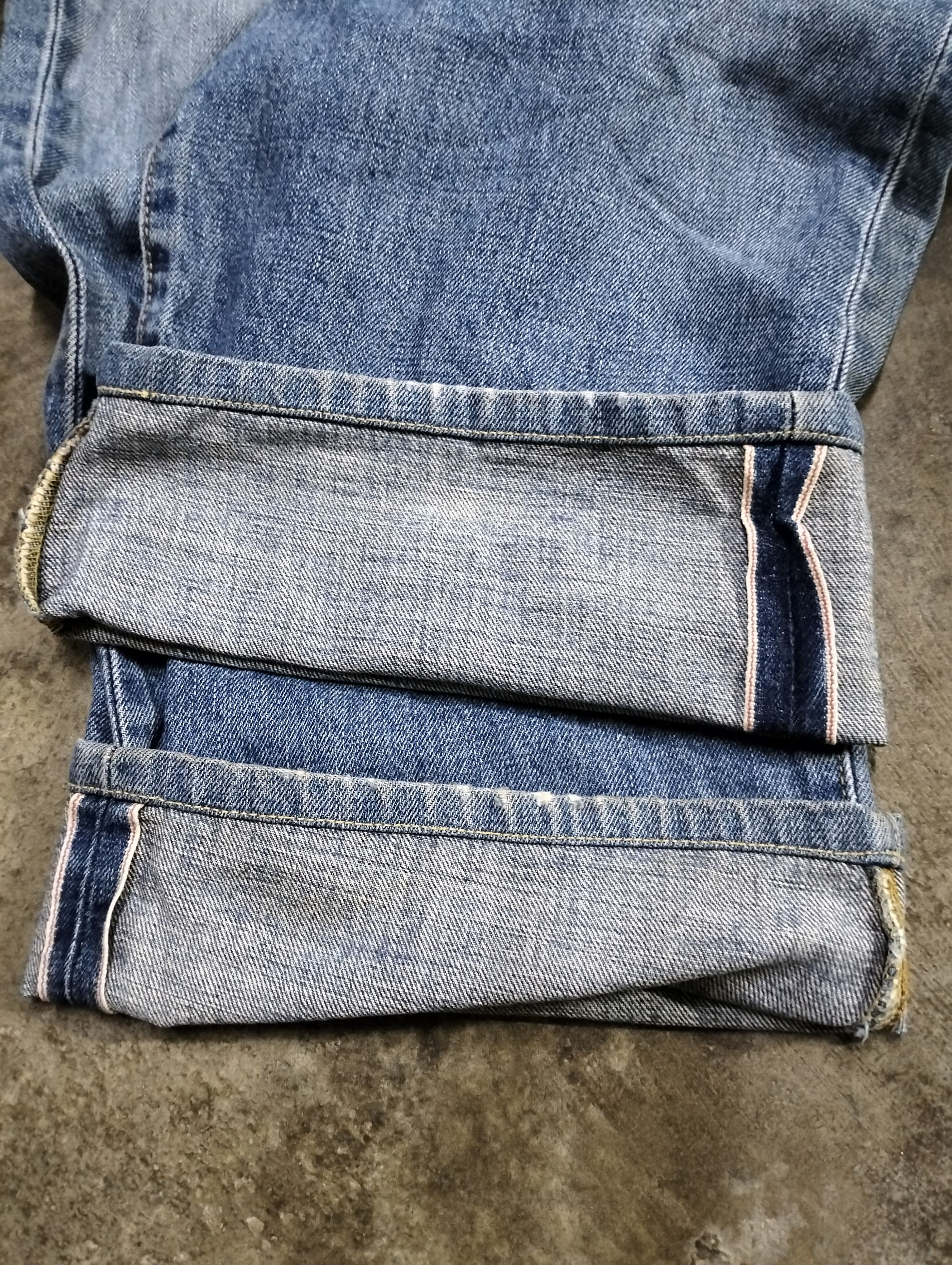 Edwin × Vintage VINTAGE EDWIN SALVAGE DISTRESSED DENIM PANTS Size US 35 - 5 Thumbnail