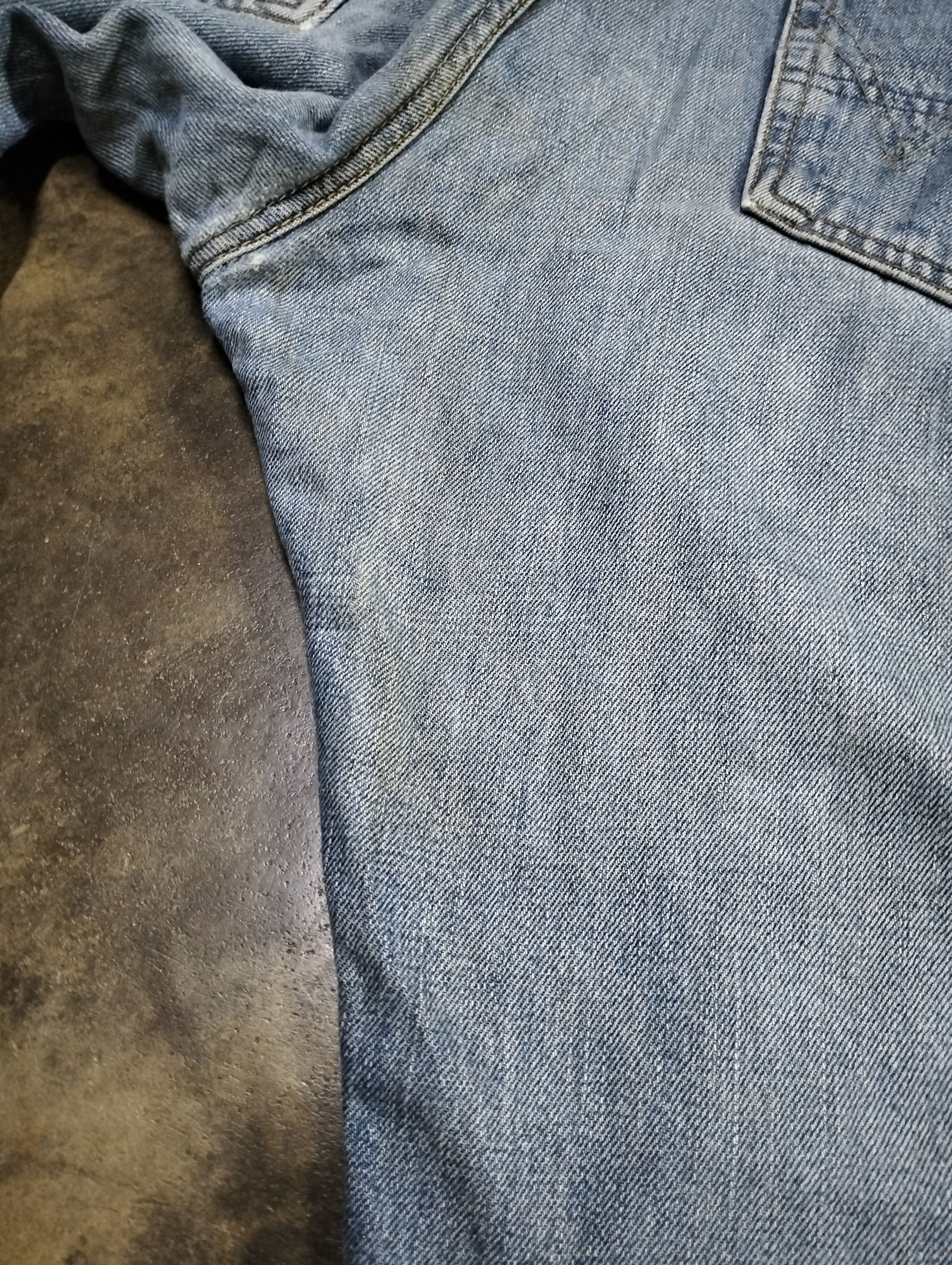 Edwin × Vintage VINTAGE EDWIN SALVAGE DISTRESSED DENIM PANTS Size US 35 - 13 Thumbnail