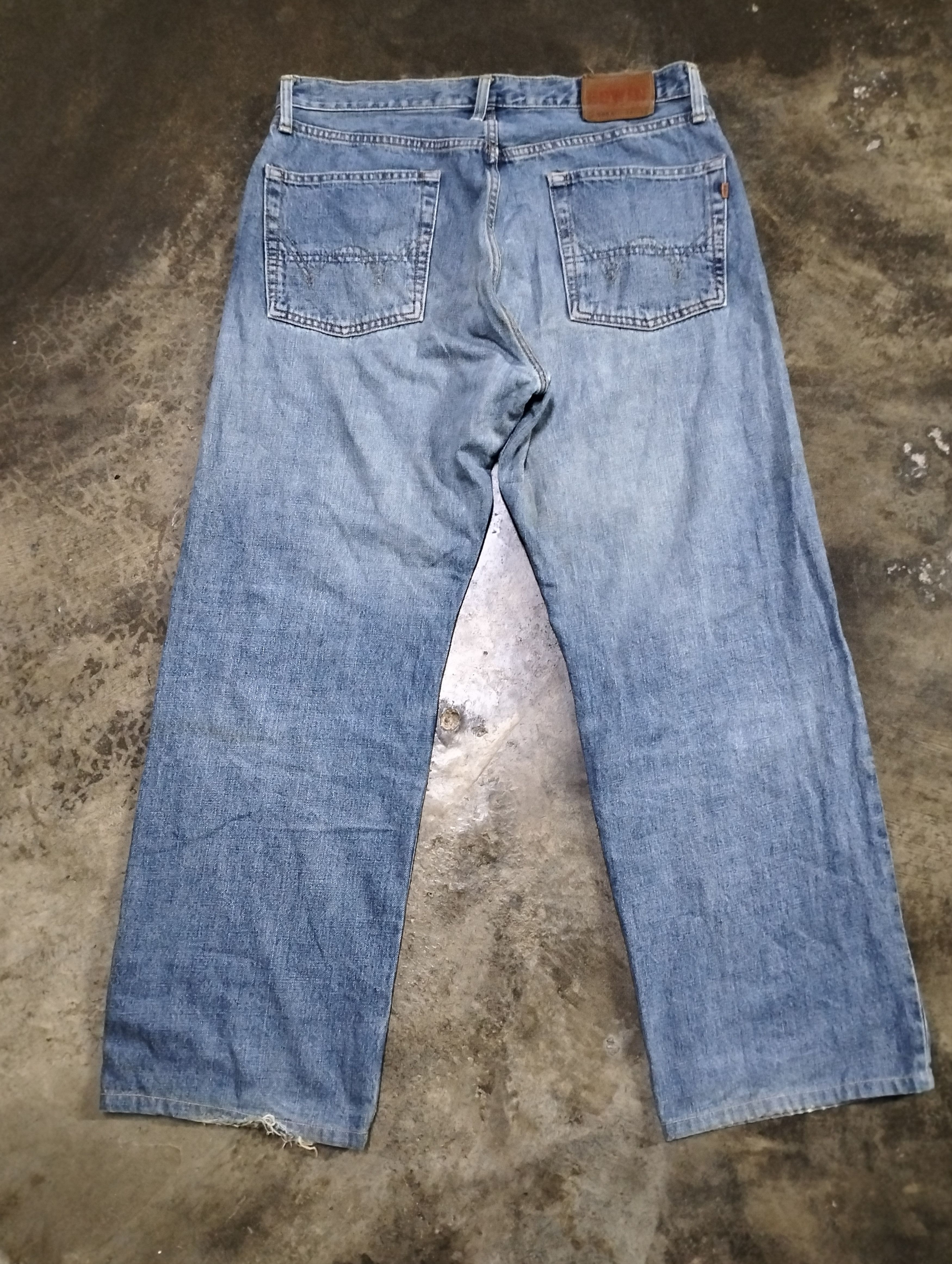Edwin × Vintage VINTAGE EDWIN SALVAGE DISTRESSED DENIM PANTS Size US 35 - 2 Thumbnail