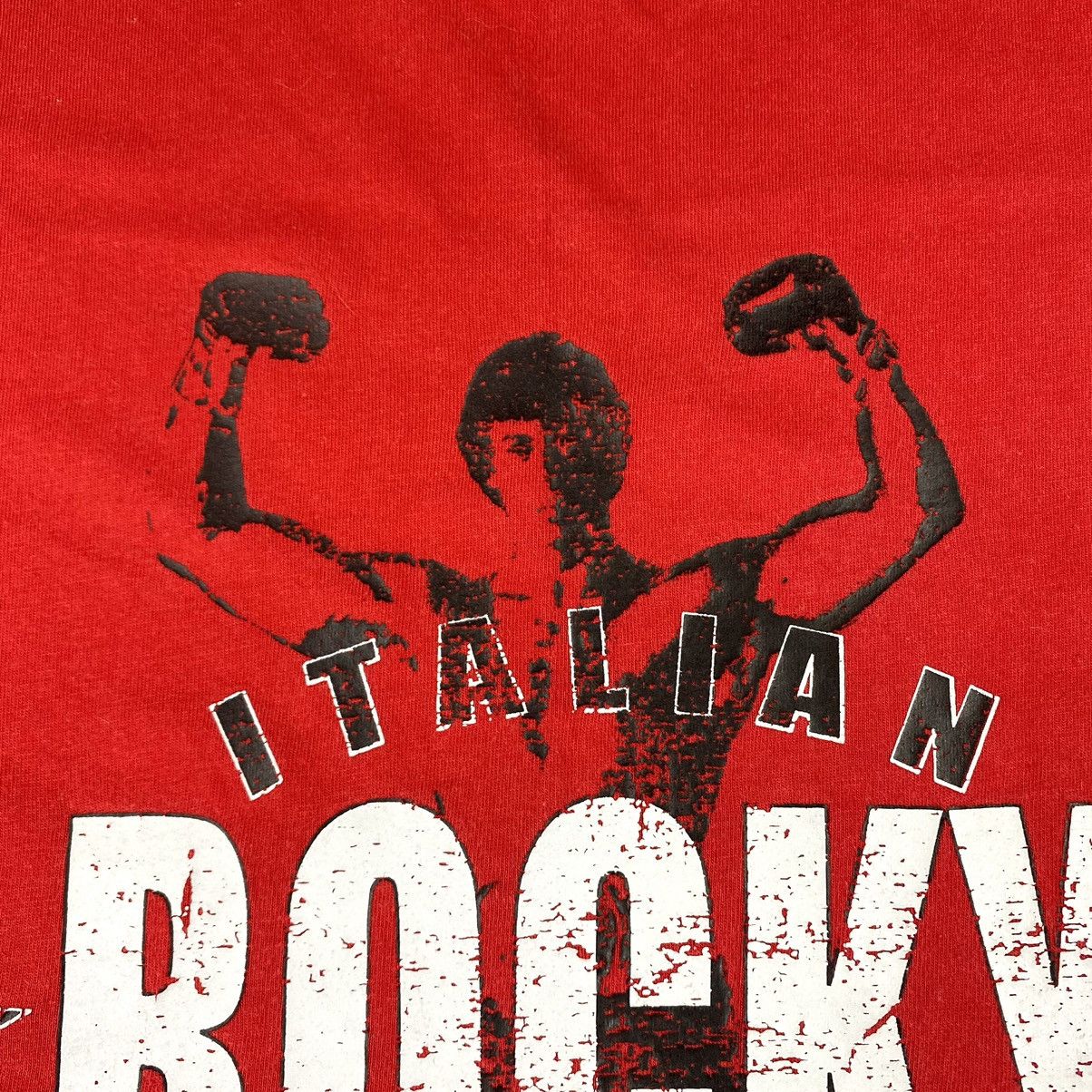 Vintage 90’s Vintage Rocky Balboa The Italian Stallion Movie T Shirt Size US XL / EU 56 / 4 - 4 Thumbnail