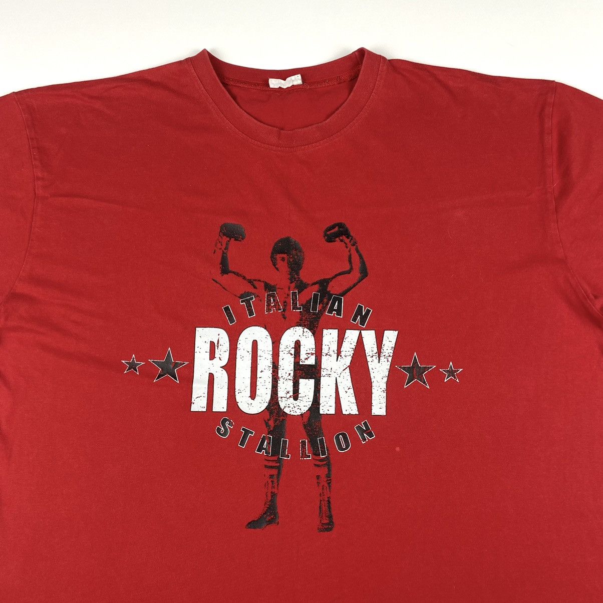 Vintage 90’s Vintage Rocky Balboa The Italian Stallion Movie T Shirt Size US XL / EU 56 / 4 - 2 Thumbnail