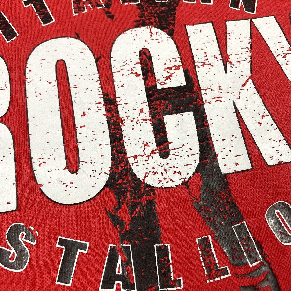 Vintage 90’s Vintage Rocky Balboa The Italian Stallion Movie T Shirt Size US XL / EU 56 / 4 - 5 Thumbnail