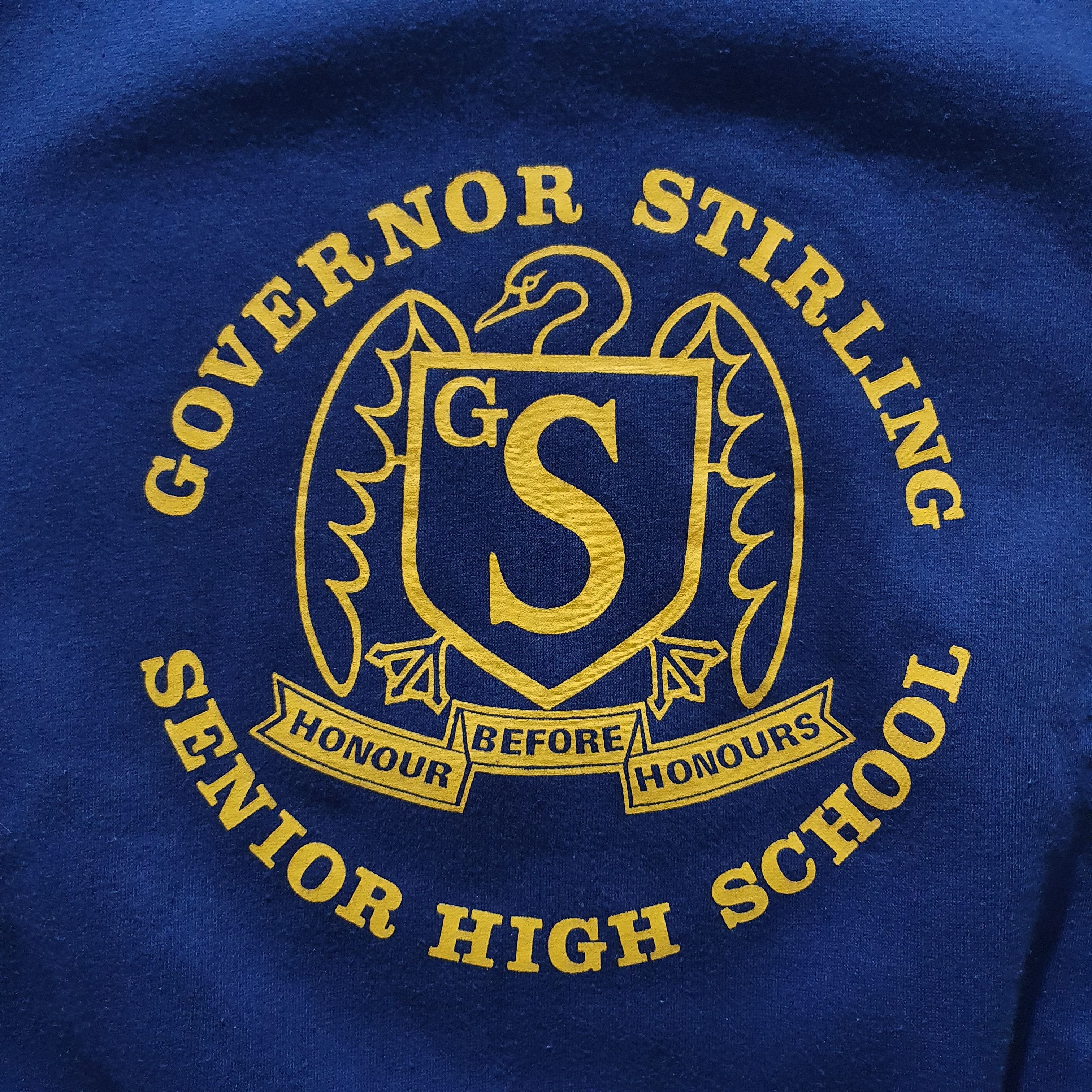 Vintage 80s Governor Stirling High School Sweatshirt Size US M / EU 48-50 / 2 - 13 Thumbnail