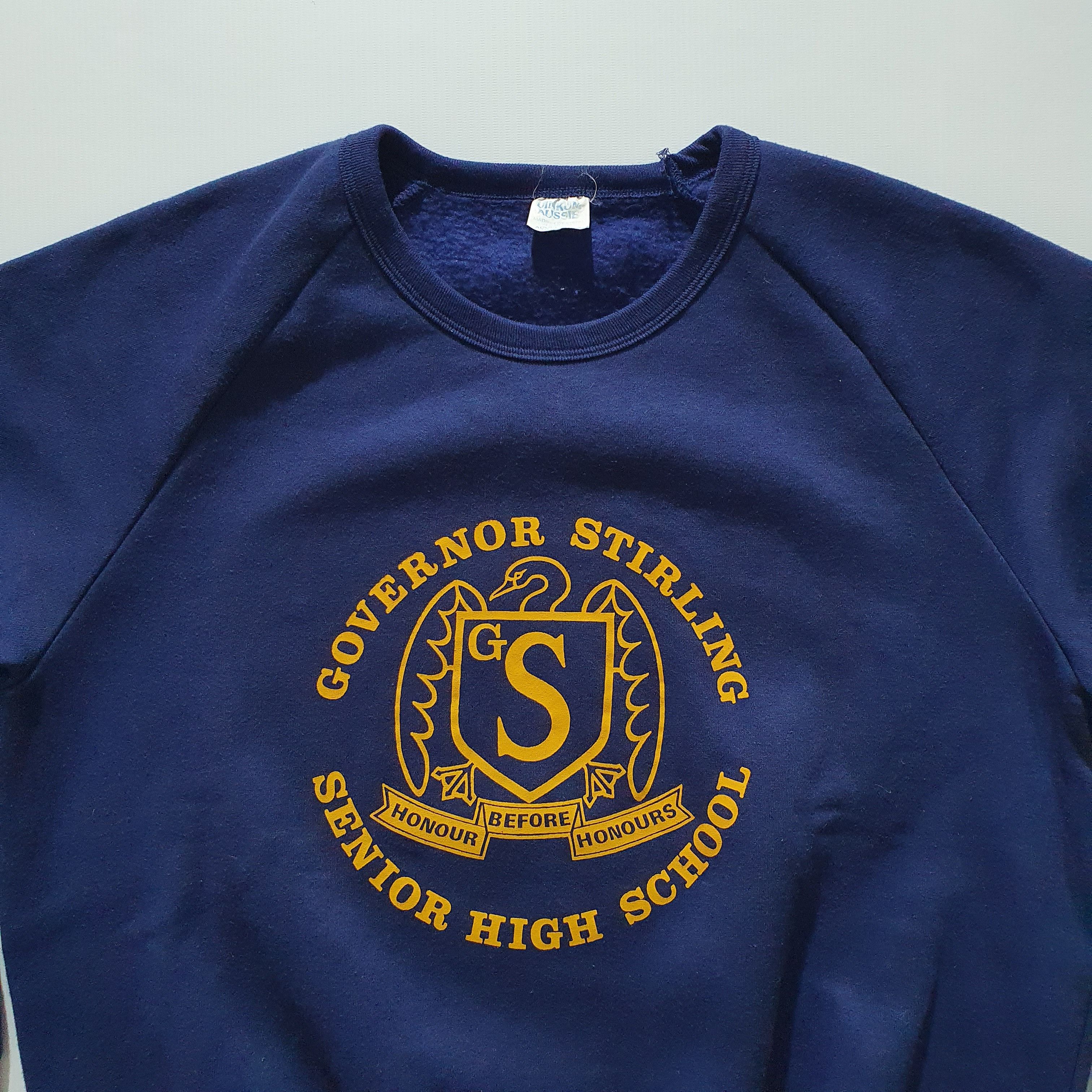 Vintage 80s Governor Stirling High School Sweatshirt Size US M / EU 48-50 / 2 - 12 Thumbnail