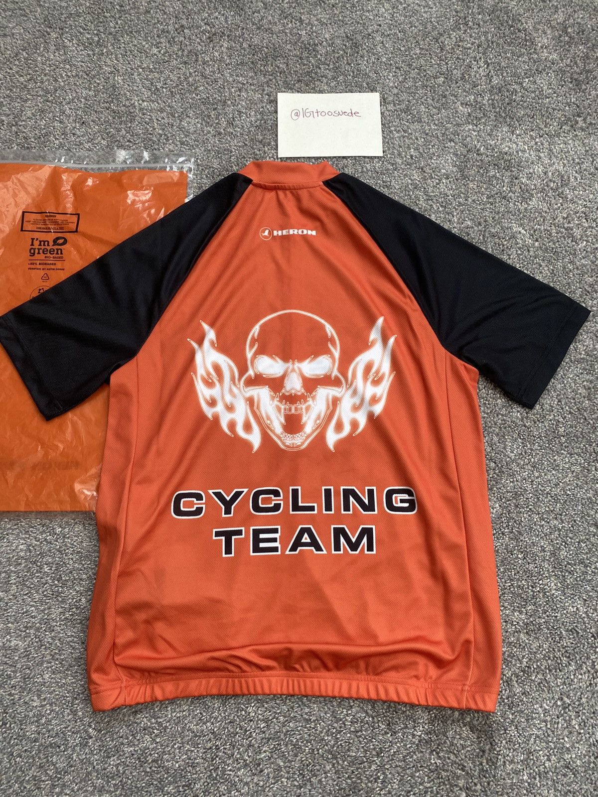 Heron Preston HP 'Cycling Team' Tee Size US M / EU 48-50 / 2 - 4 Thumbnail