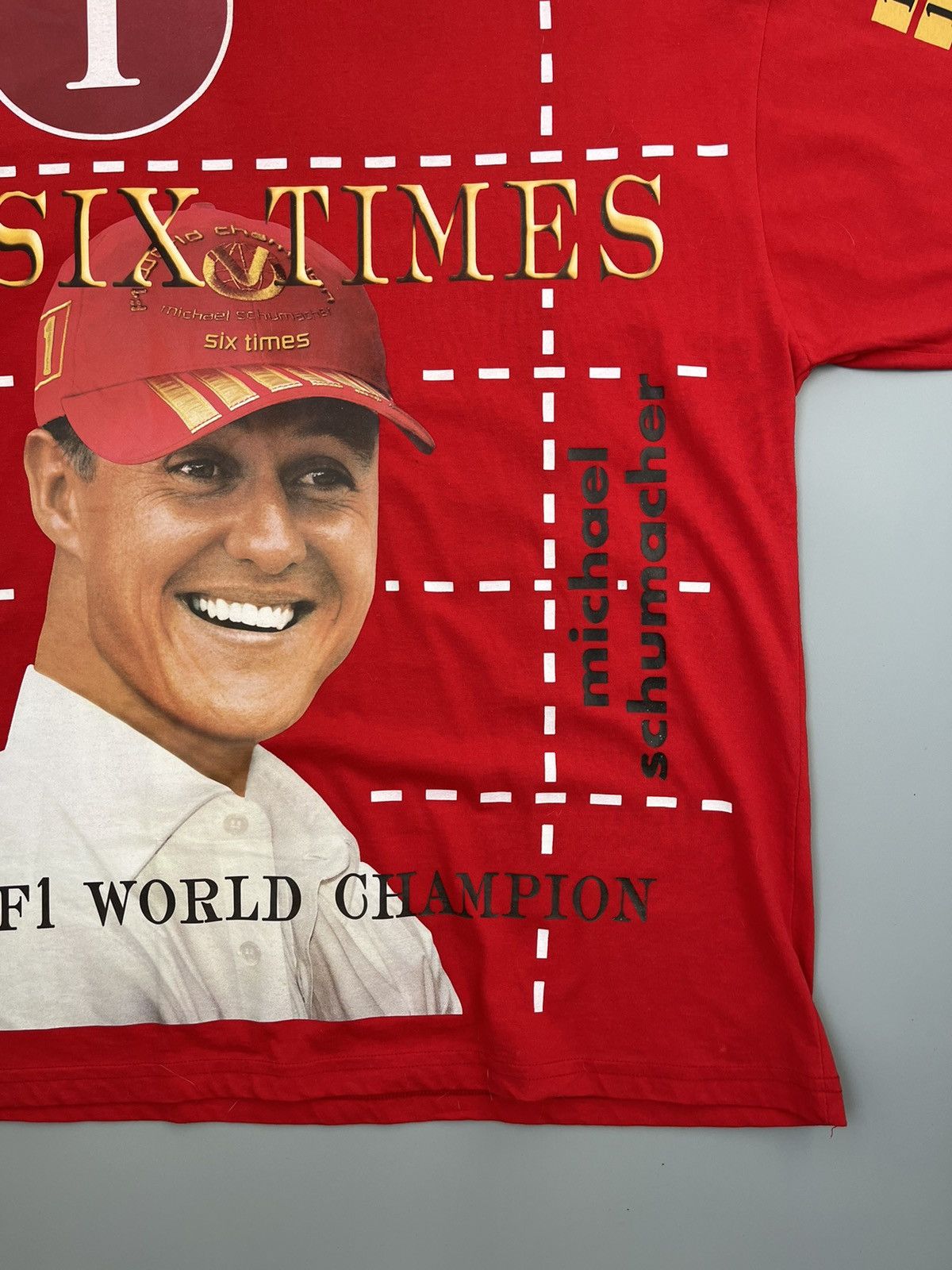 Ferrari Mens Vintage T-shirt Michael Schumacher Rare Size US L / EU 52-54 / 3 - 5 Thumbnail