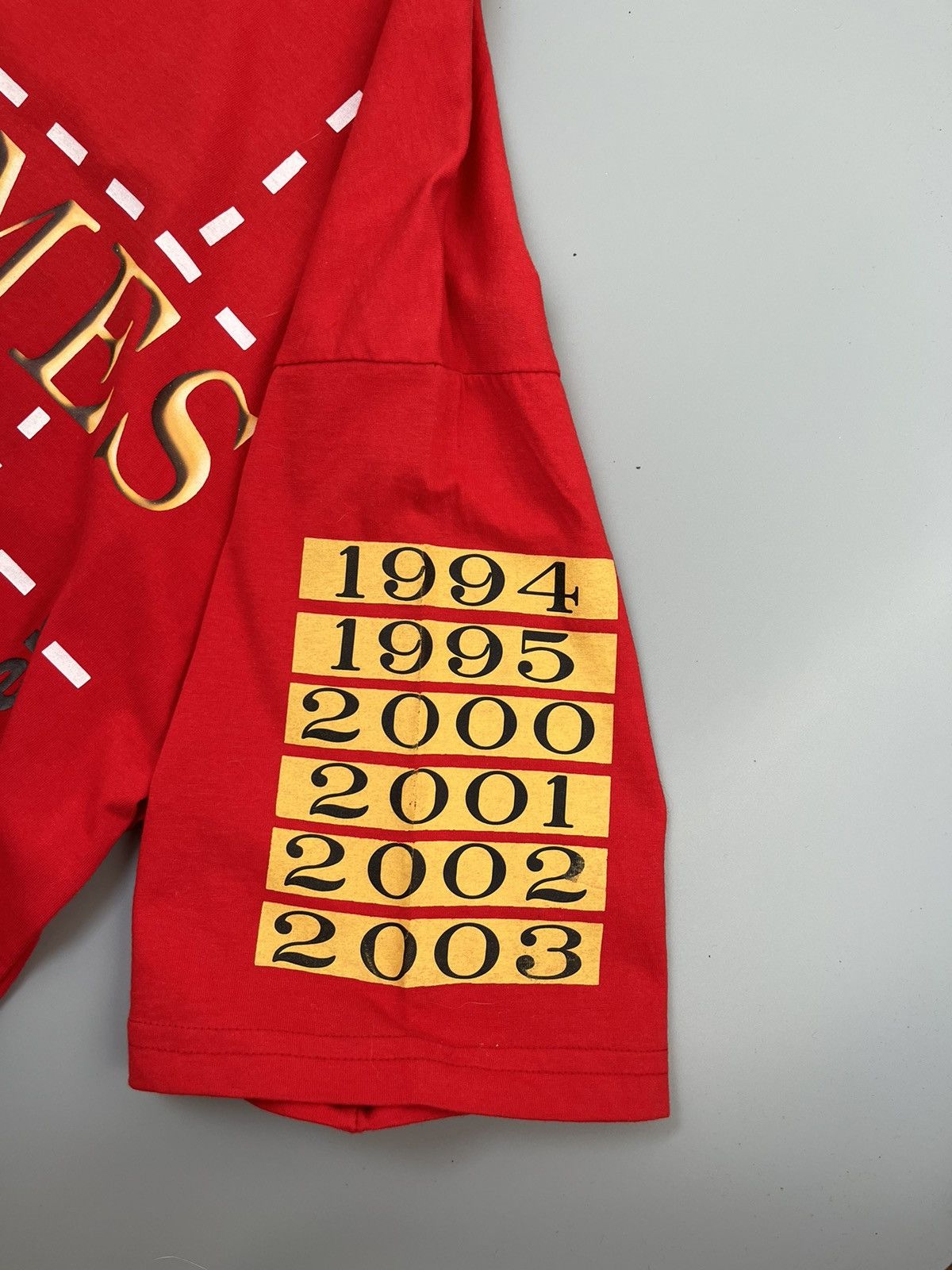 Ferrari Mens Vintage T-shirt Michael Schumacher Rare Size US L / EU 52-54 / 3 - 9 Thumbnail