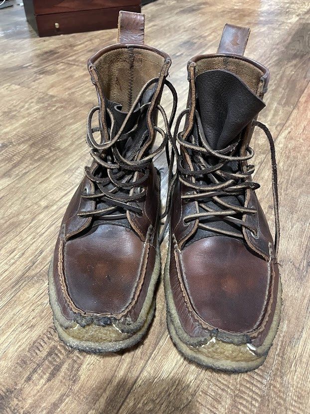 Maine Guide Trimmed DB Boots w Crepe Sole