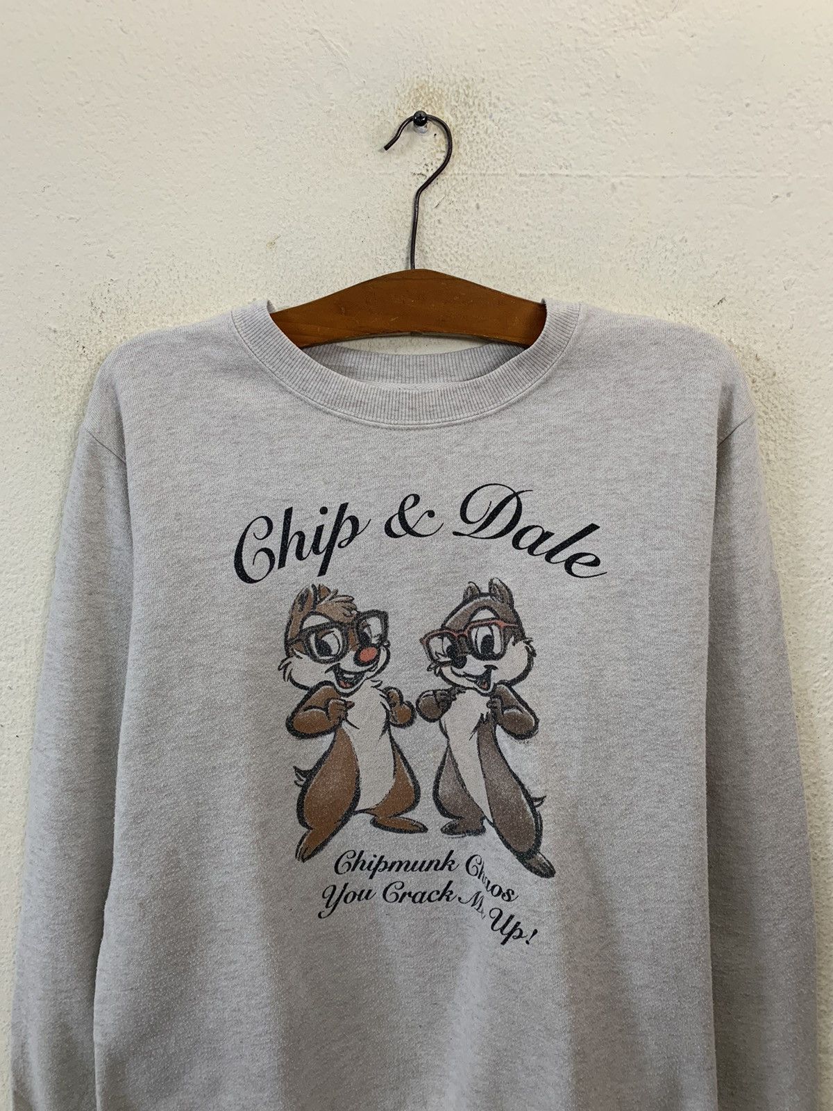 Disney Disney Chip n Dale Spellout Big Print Sweatshirt Size US M / EU 48-50 / 2 - 4 Thumbnail