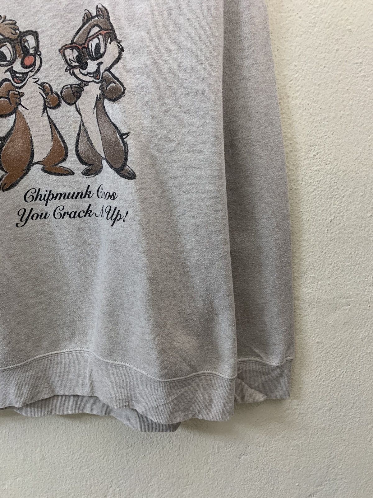 Disney Disney Chip n Dale Spellout Big Print Sweatshirt Size US M / EU 48-50 / 2 - 2 Thumbnail
