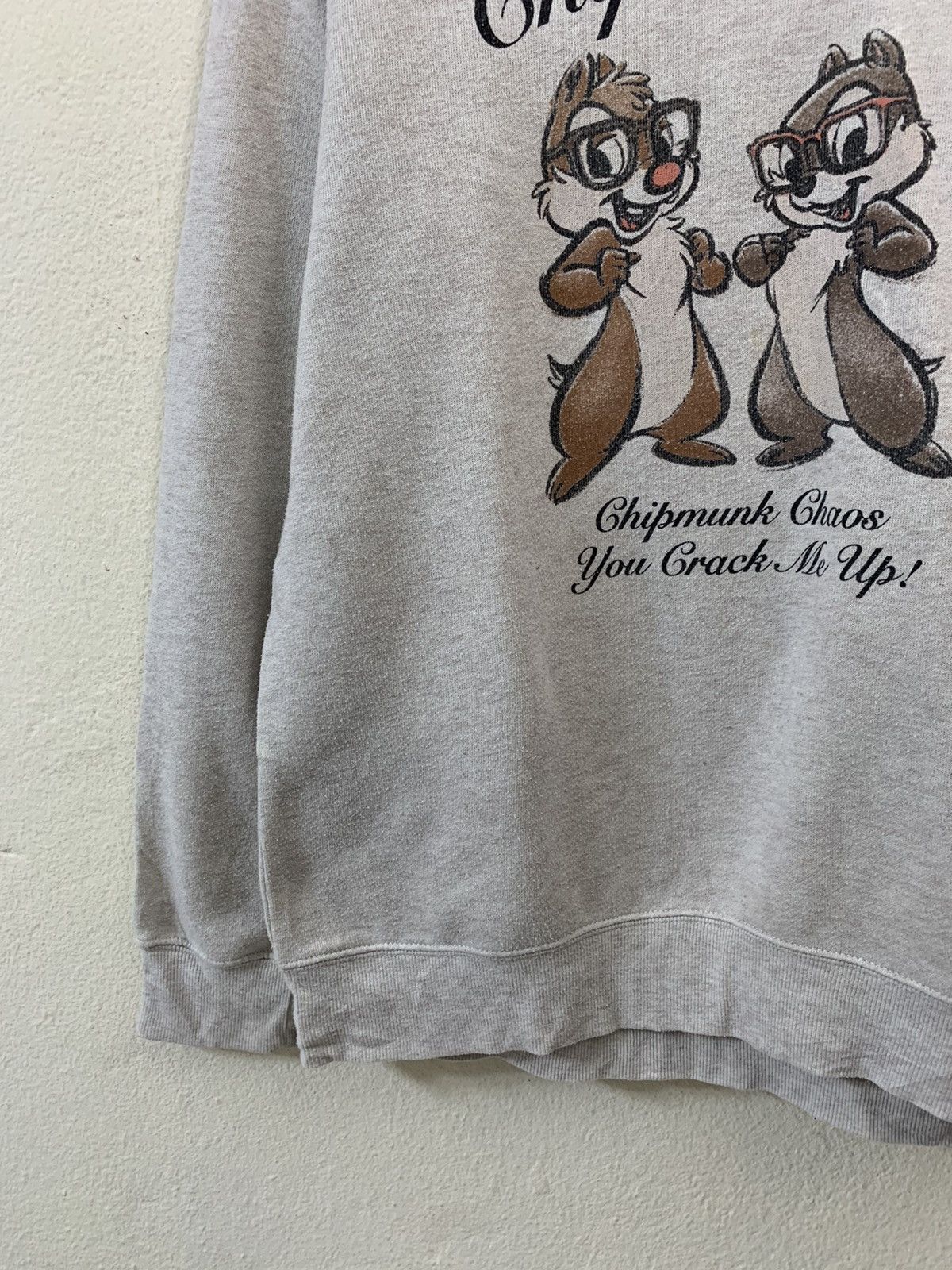 Disney Disney Chip n Dale Spellout Big Print Sweatshirt Size US M / EU 48-50 / 2 - 3 Thumbnail