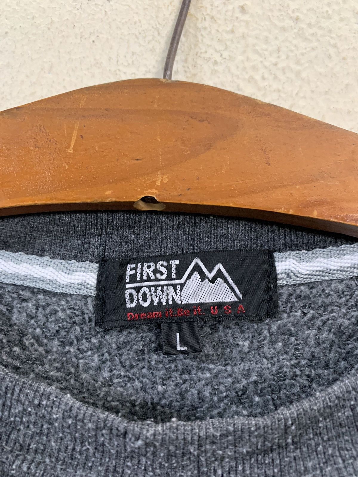 Japanese Brand First Down Sweatshirt Size US L / EU 52-54 / 3 - 5 Thumbnail