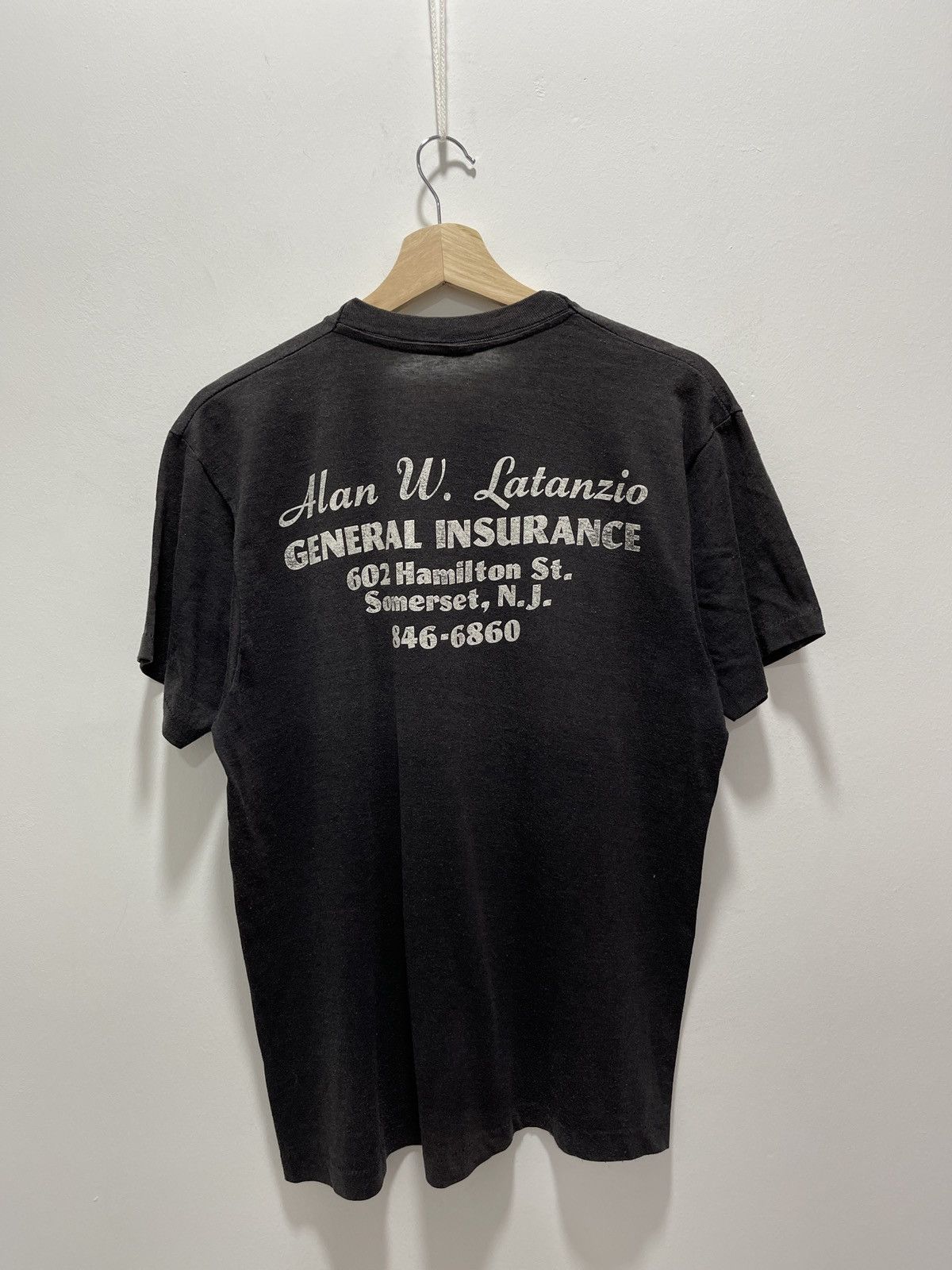 Vintage VINTAGE 80s SCREEN STARS SINGLE STITCH TSHIRT Size L / US 10 / IT 46 - 3 Thumbnail