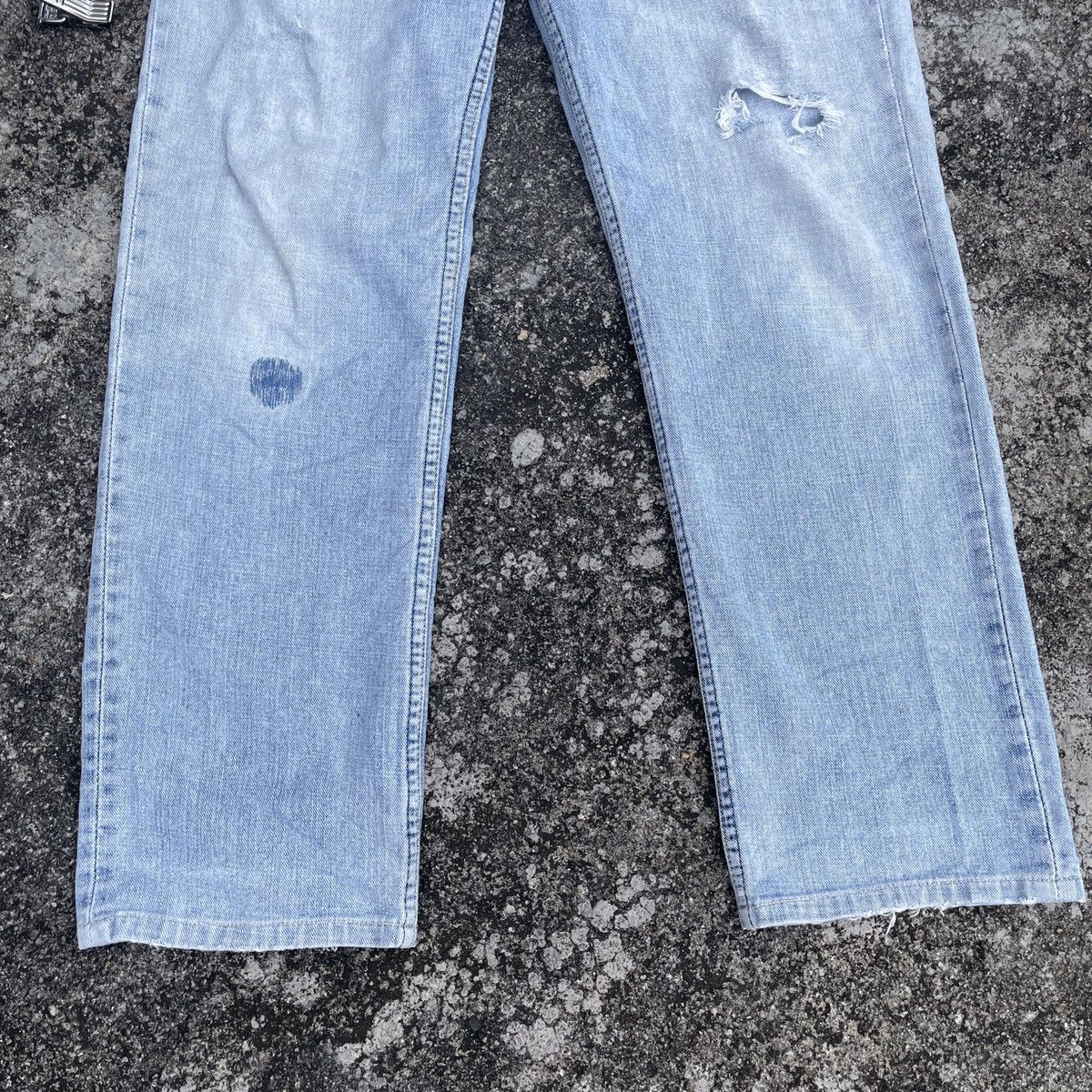 Levi's Vintage Levis Lot 533 Distressed Denim Jeans Size US 33 - 4 Thumbnail
