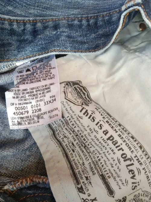 Levi's × Vintage Vintage Levis 501 Distressed Jeans 33x34 Size US 33 - 9 Thumbnail