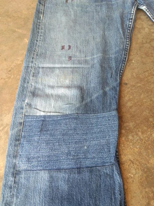 Levi's × Vintage Vintage Levis 501 Distressed Jeans 33x34 Size US 33 - 6 Thumbnail