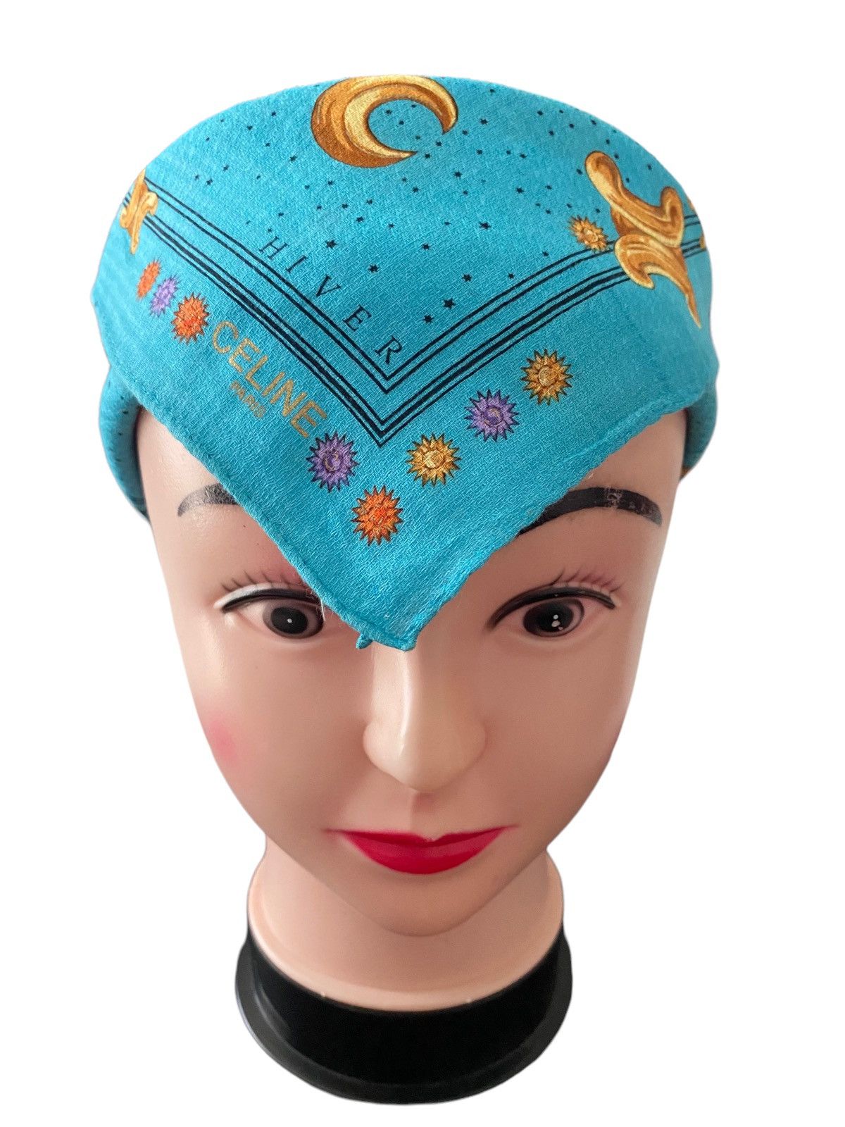 Celine × Vintage CELINE BANDANA HANDKERCHIEF NECKERCHIEF Nice design Size ONE SIZE - 5 Thumbnail