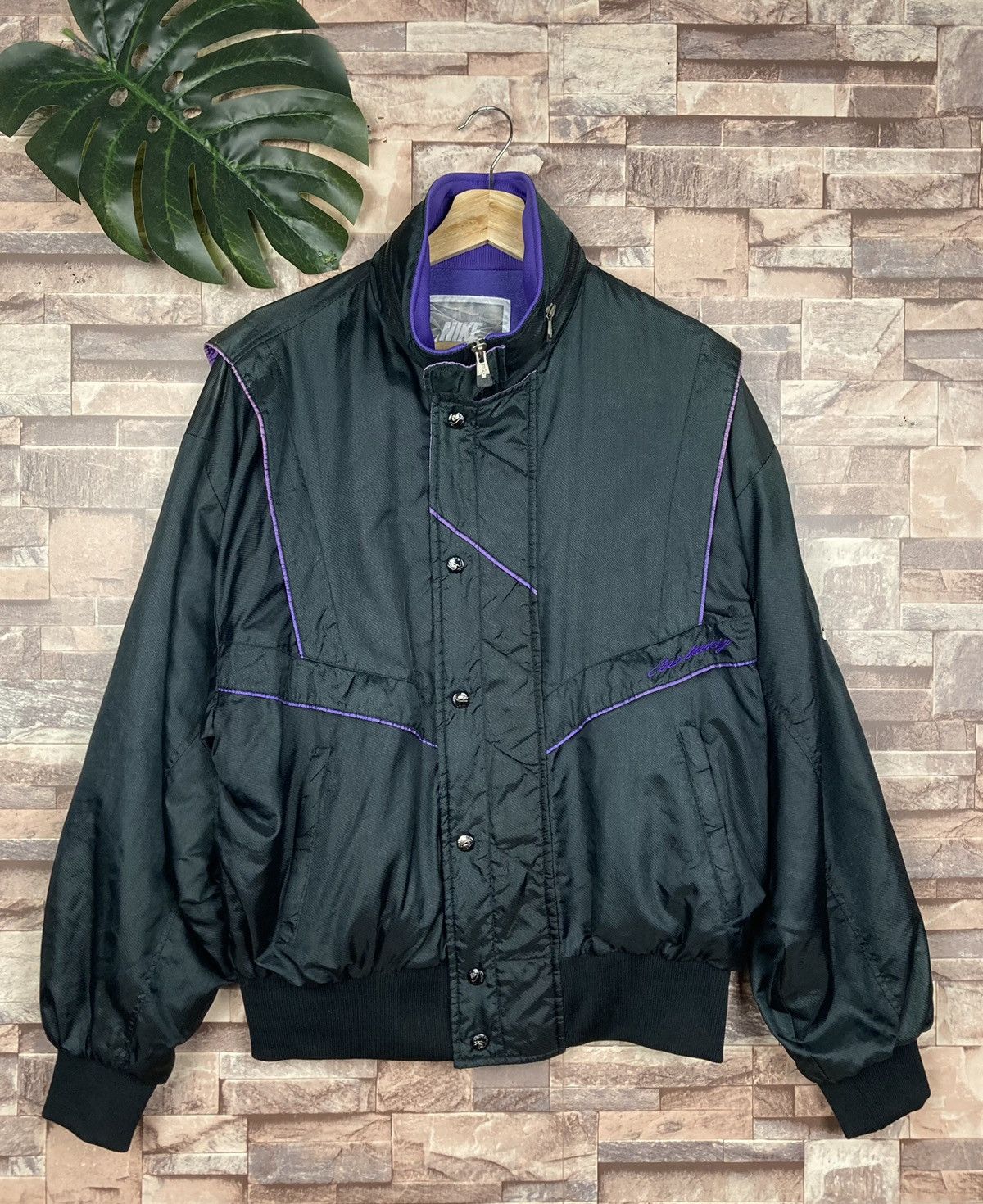 Nike Nike Zipper Button Up Jacket Size US XL / EU 56 / 4 - 1 Thumbnail