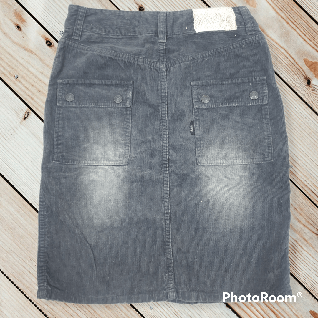 5351 POUR LES HOMMES 💥5351 Pour les hommes cudroy Mini skirt Size 28" / US 6 / IT 42 - 4 Thumbnail