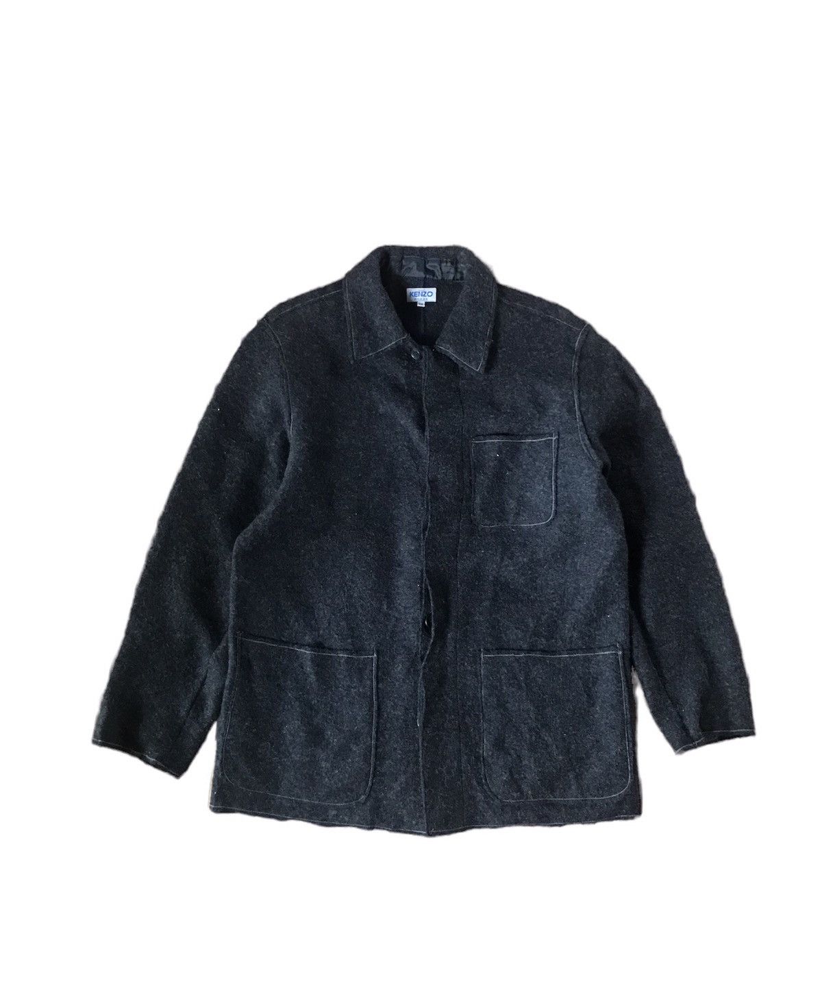 Kenzo 🔥🔥🔥VTG KENZO WOOL LIGHT JACKET Size US M / EU 48-50 / 2 - 1 Thumbnail