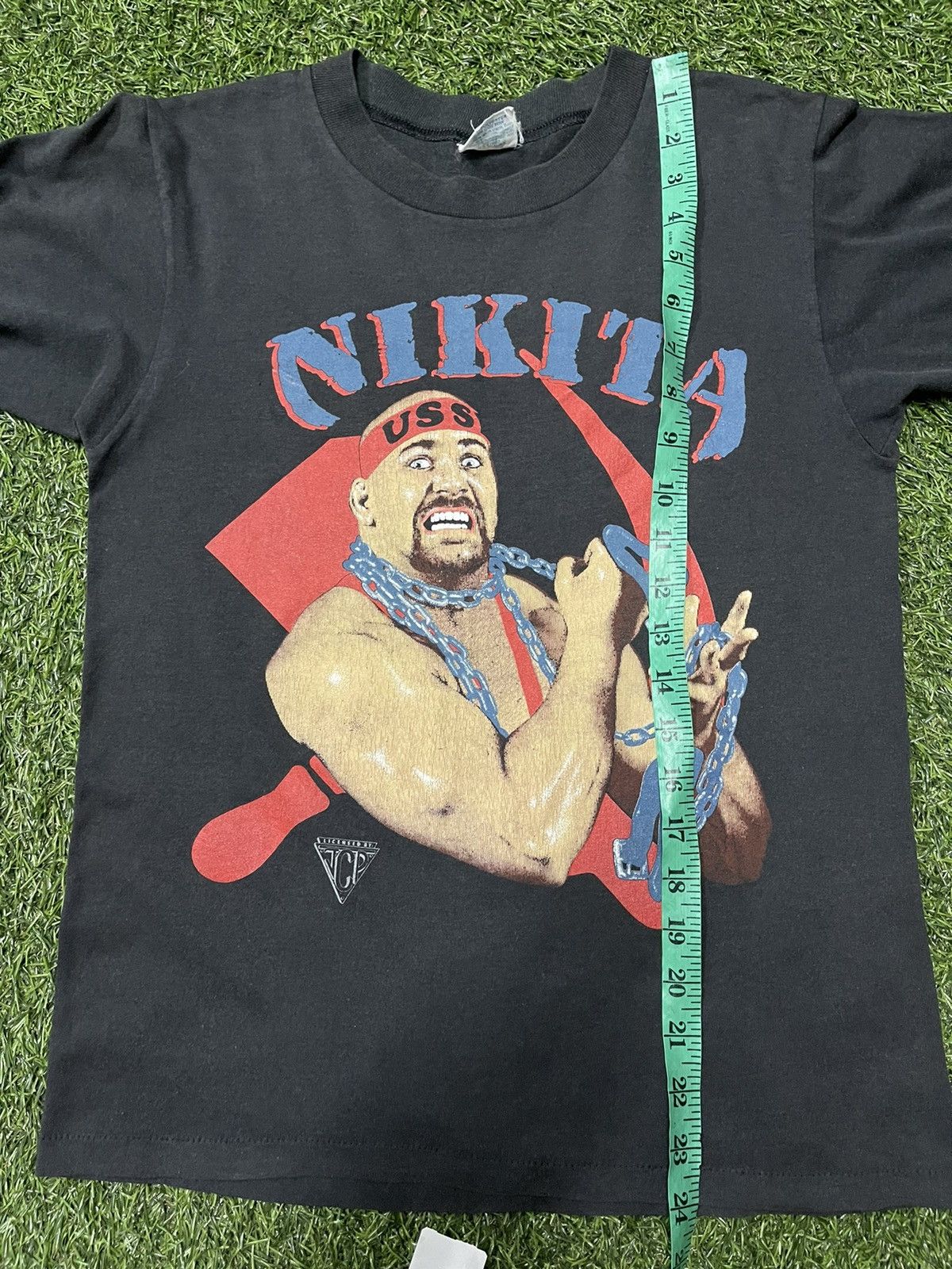 Vintage Very Rare Vintage 80s Nikita Koloff Wrestler Wwf Tee Size US S / EU 44-46 / 1 - 11 Thumbnail