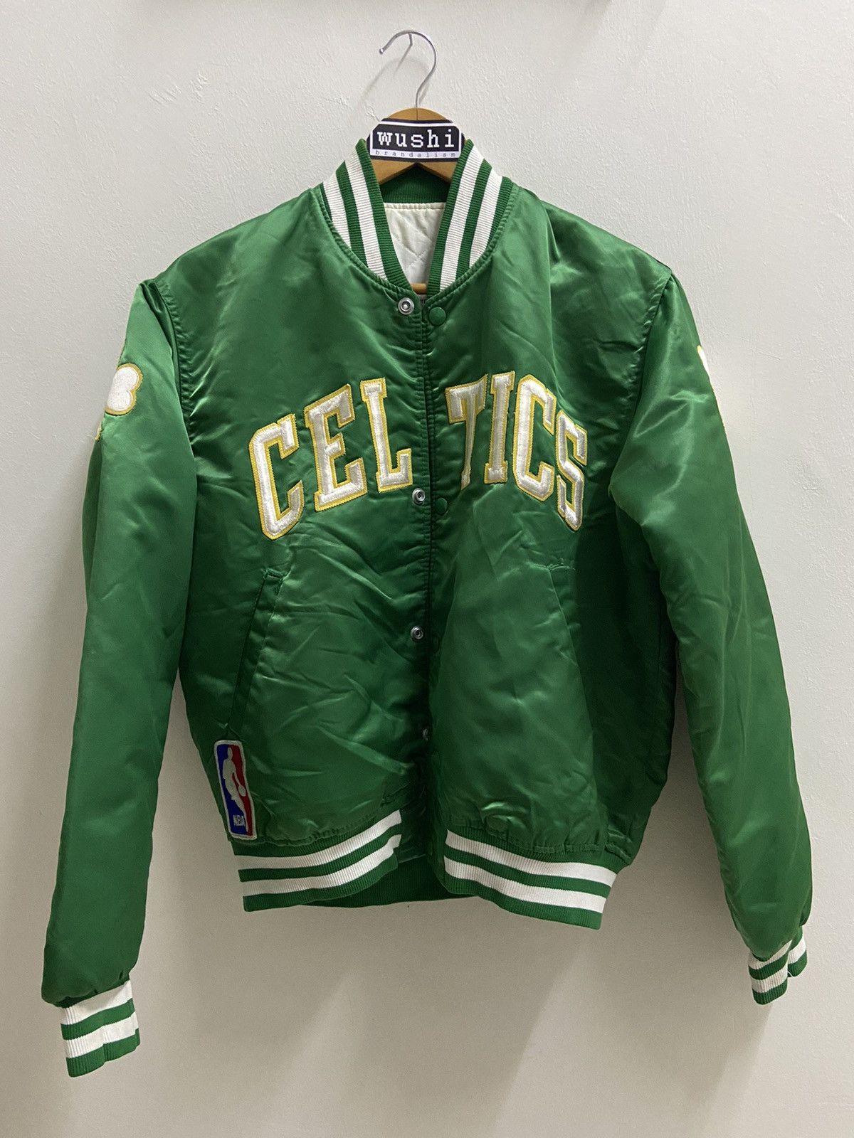 Vintage NBA Starter Boston Celtics Satin Varsity Bombers