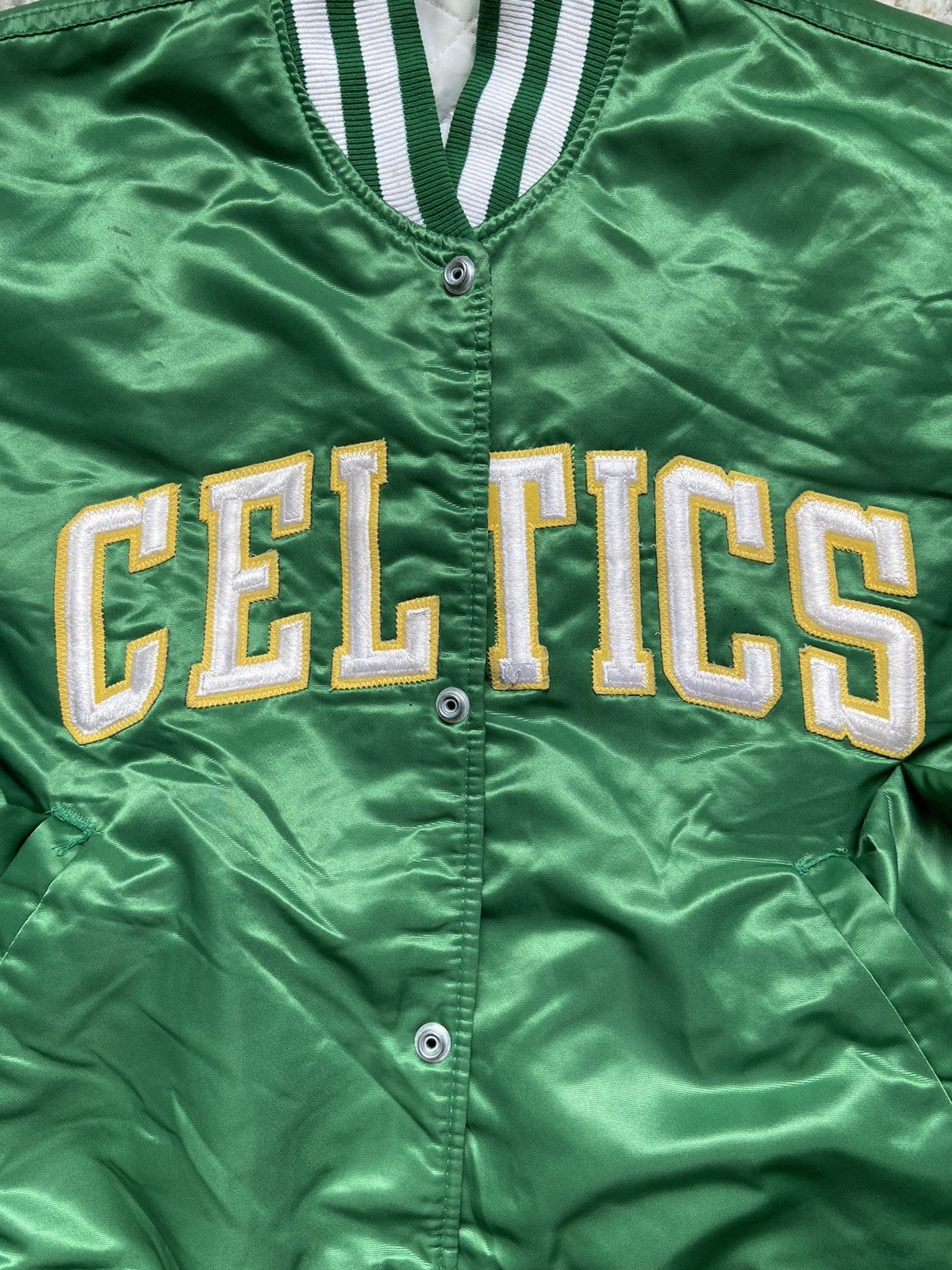 NBA Vintage NBA Starter Boston Celtics Satin Varsity Bombers Size US M / EU 48-50 / 2 - 4 Thumbnail