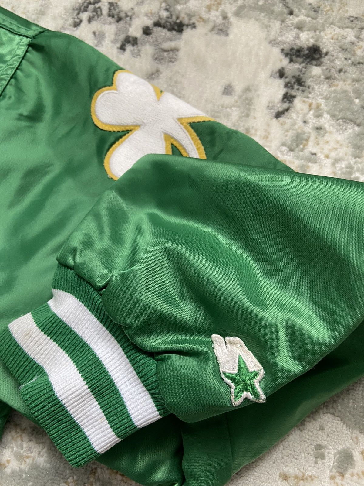 NBA Vintage NBA Starter Boston Celtics Satin Varsity Bombers Size US M / EU 48-50 / 2 - 6 Thumbnail