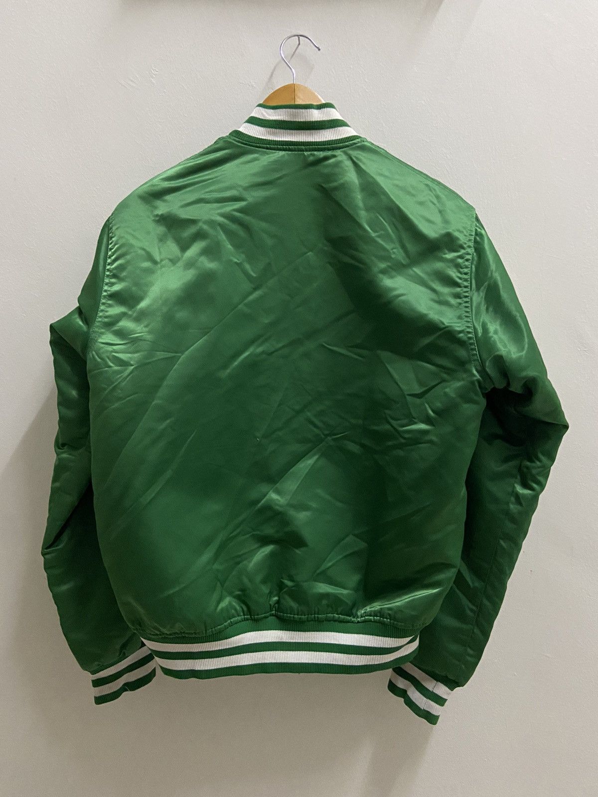 NBA Vintage NBA Starter Boston Celtics Satin Varsity Bombers Size US M / EU 48-50 / 2 - 2 Thumbnail