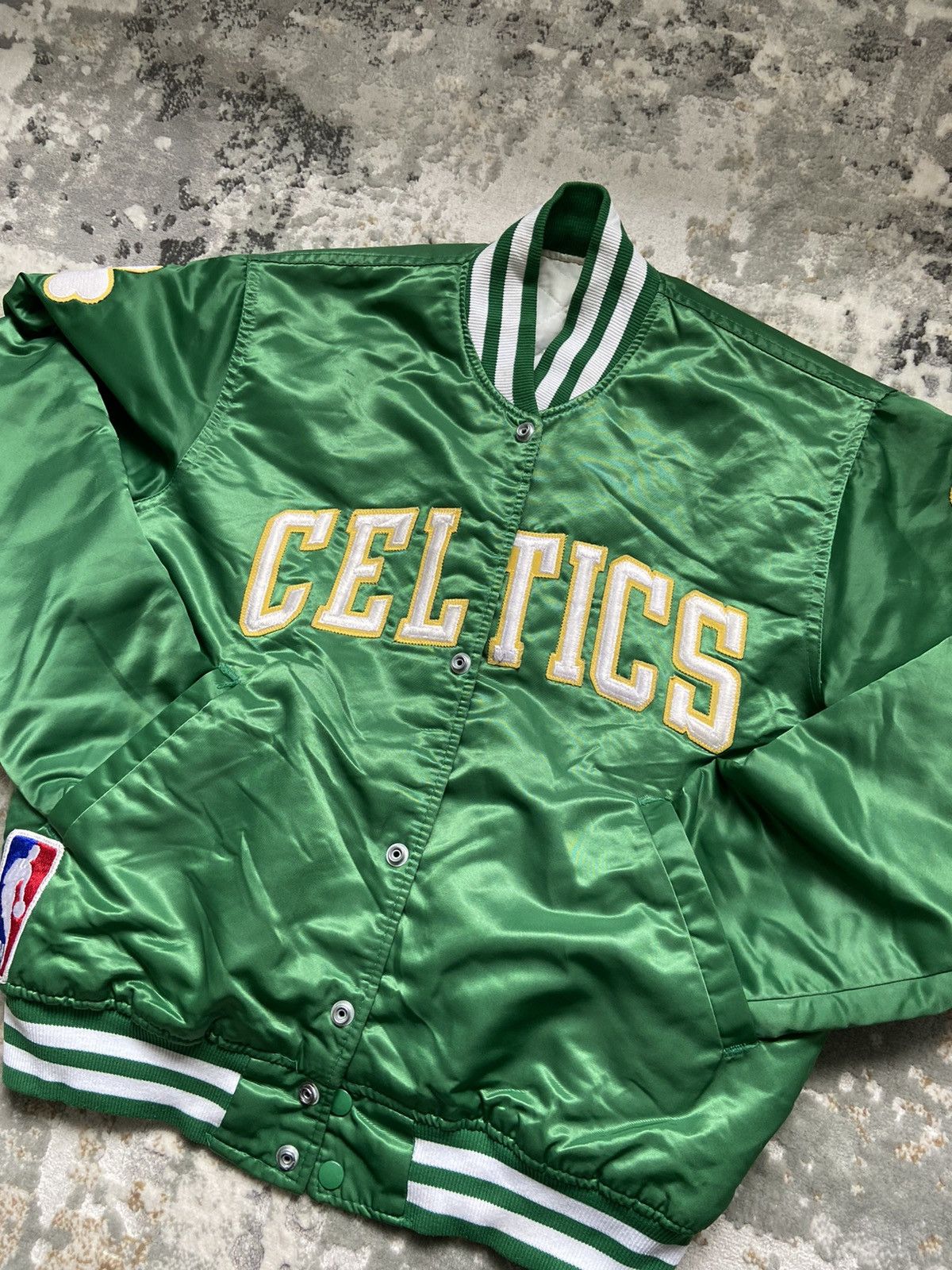 NBA Vintage NBA Starter Boston Celtics Satin Varsity Bombers Size US M / EU 48-50 / 2 - 3 Thumbnail