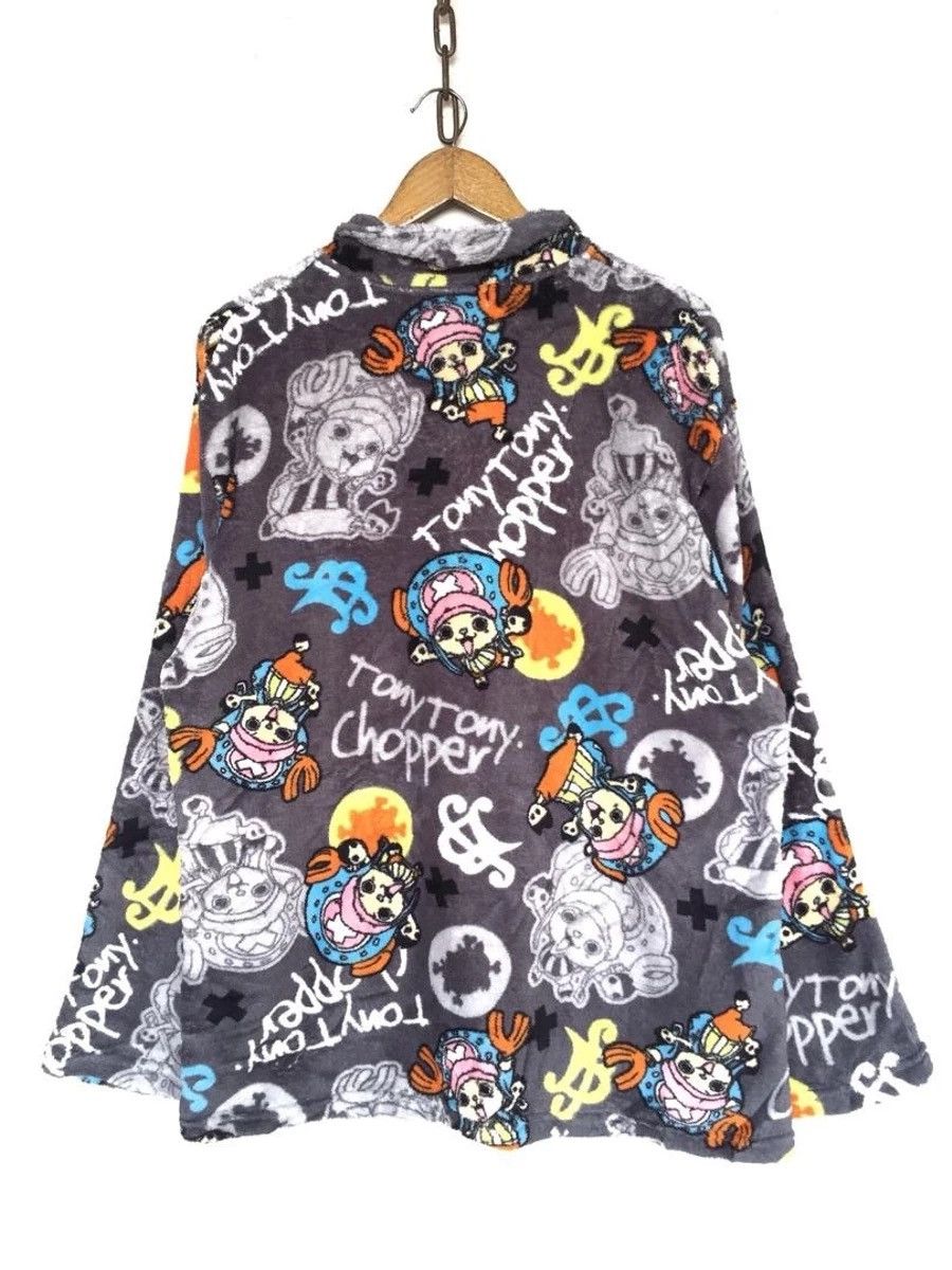One Piece 💥Anime One Piece Overprint Fleece Shirt Size US L / EU 52-54 / 3 - 3 Thumbnail