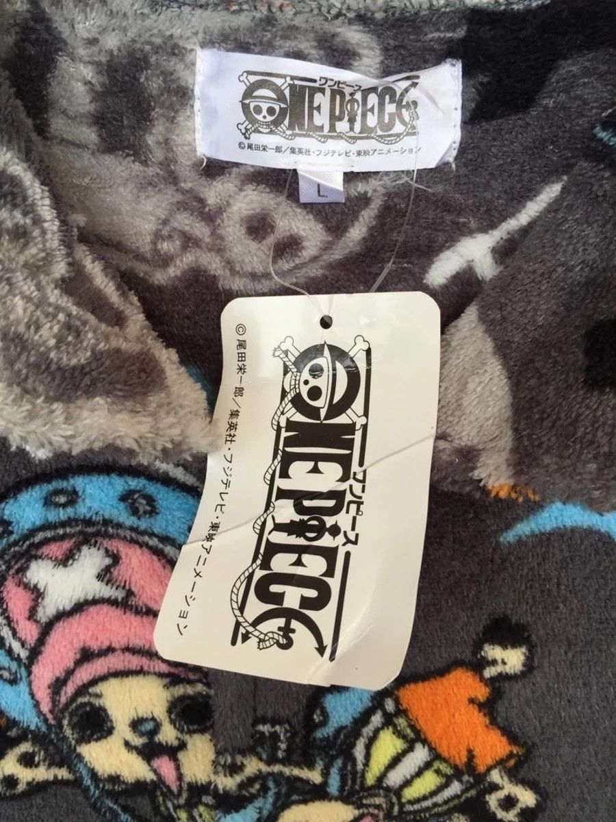 One Piece 💥Anime One Piece Overprint Fleece Shirt Size US L / EU 52-54 / 3 - 5 Thumbnail