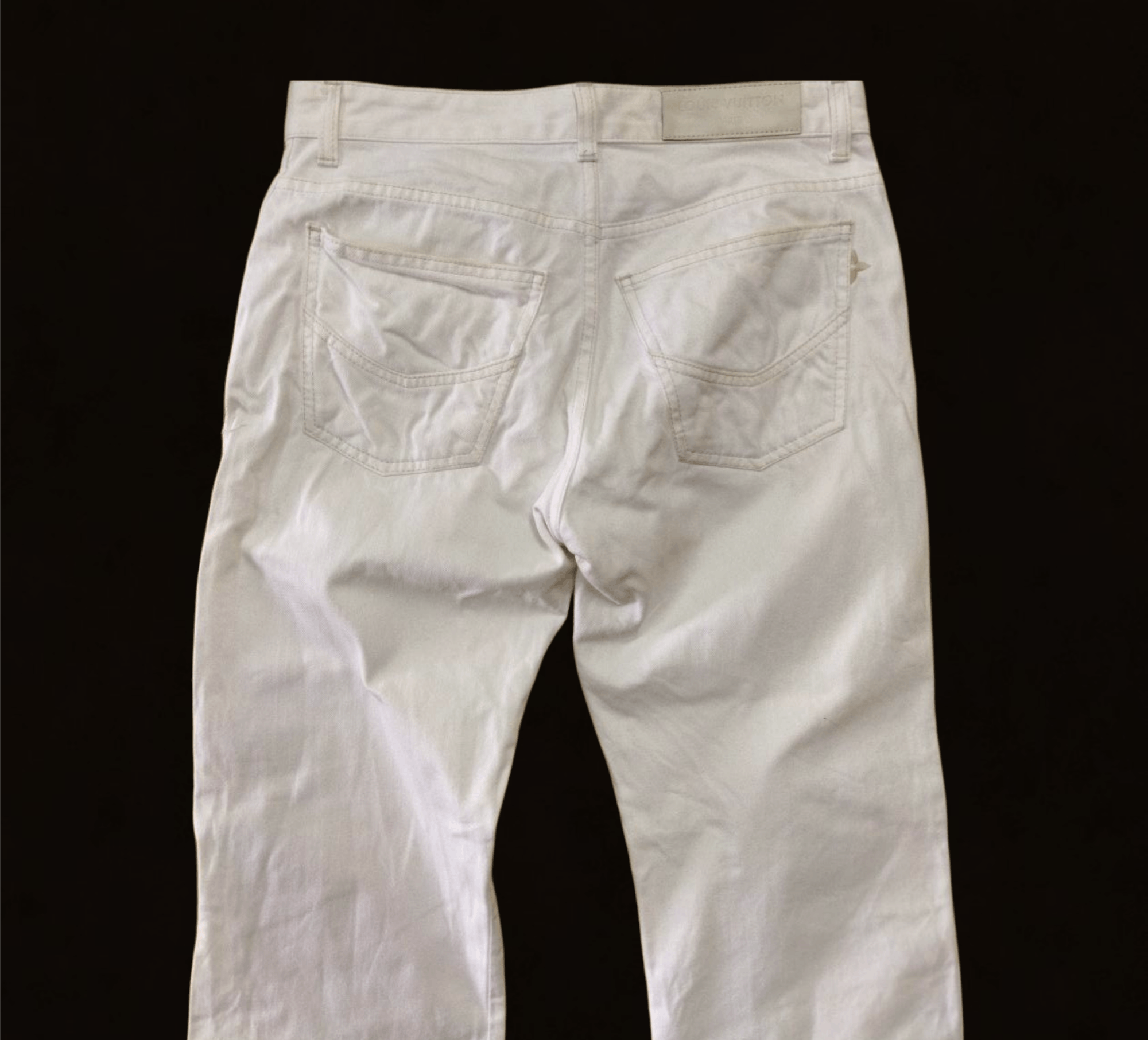 Louis Vuitton Louis Vuitton White Jeans Size US 30 / EU 46 - 5 Thumbnail