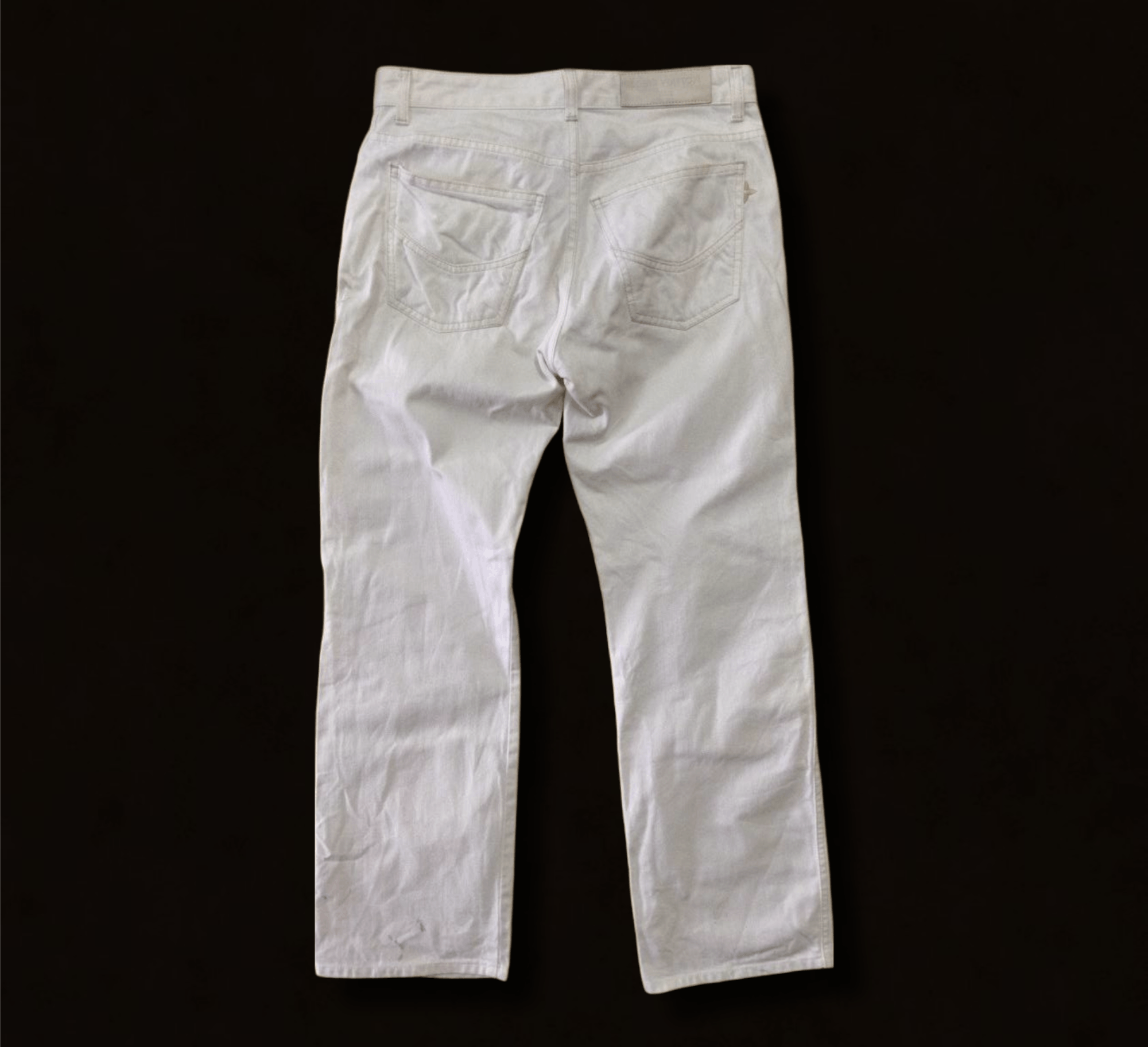 Louis Vuitton Louis Vuitton White Jeans Size US 30 / EU 46 - 4 Thumbnail