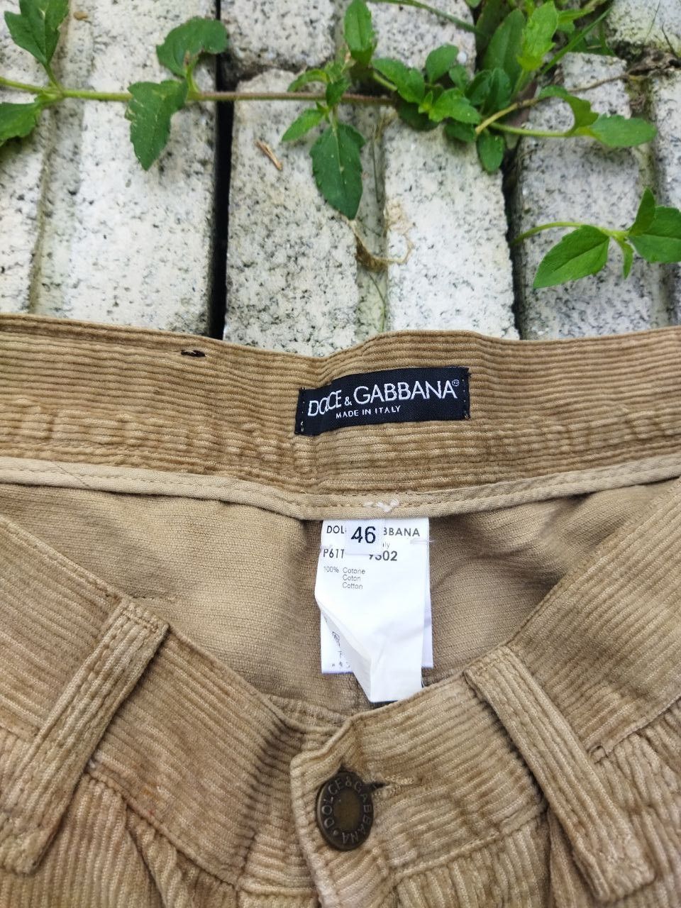 Dolce & Gabbana Vintage Dolce & Gabbana Corduroy Pants Size US 33 - 4 Thumbnail