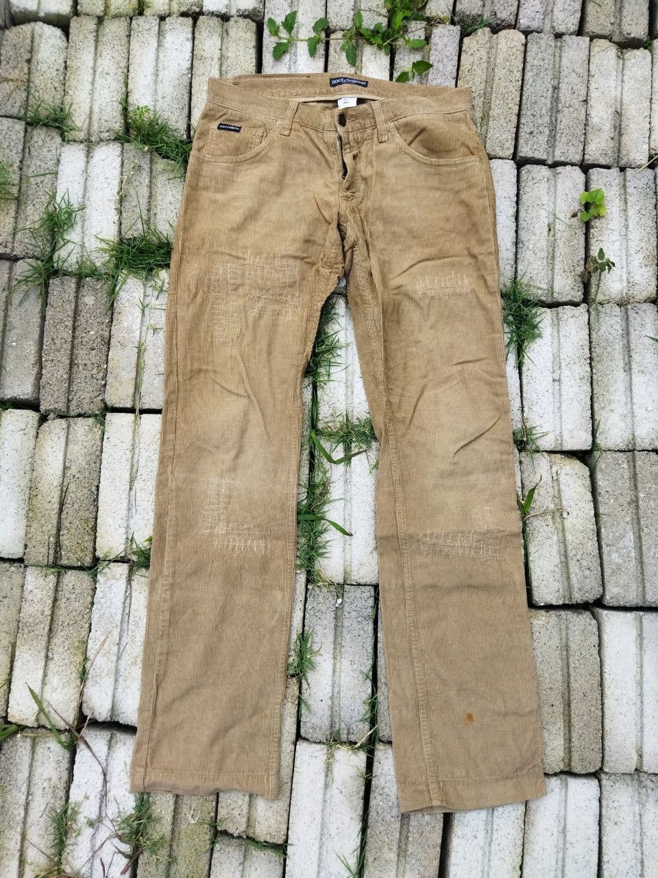 Dolce & Gabbana Vintage Dolce & Gabbana Corduroy Pants Size US 33 - 1 Thumbnail