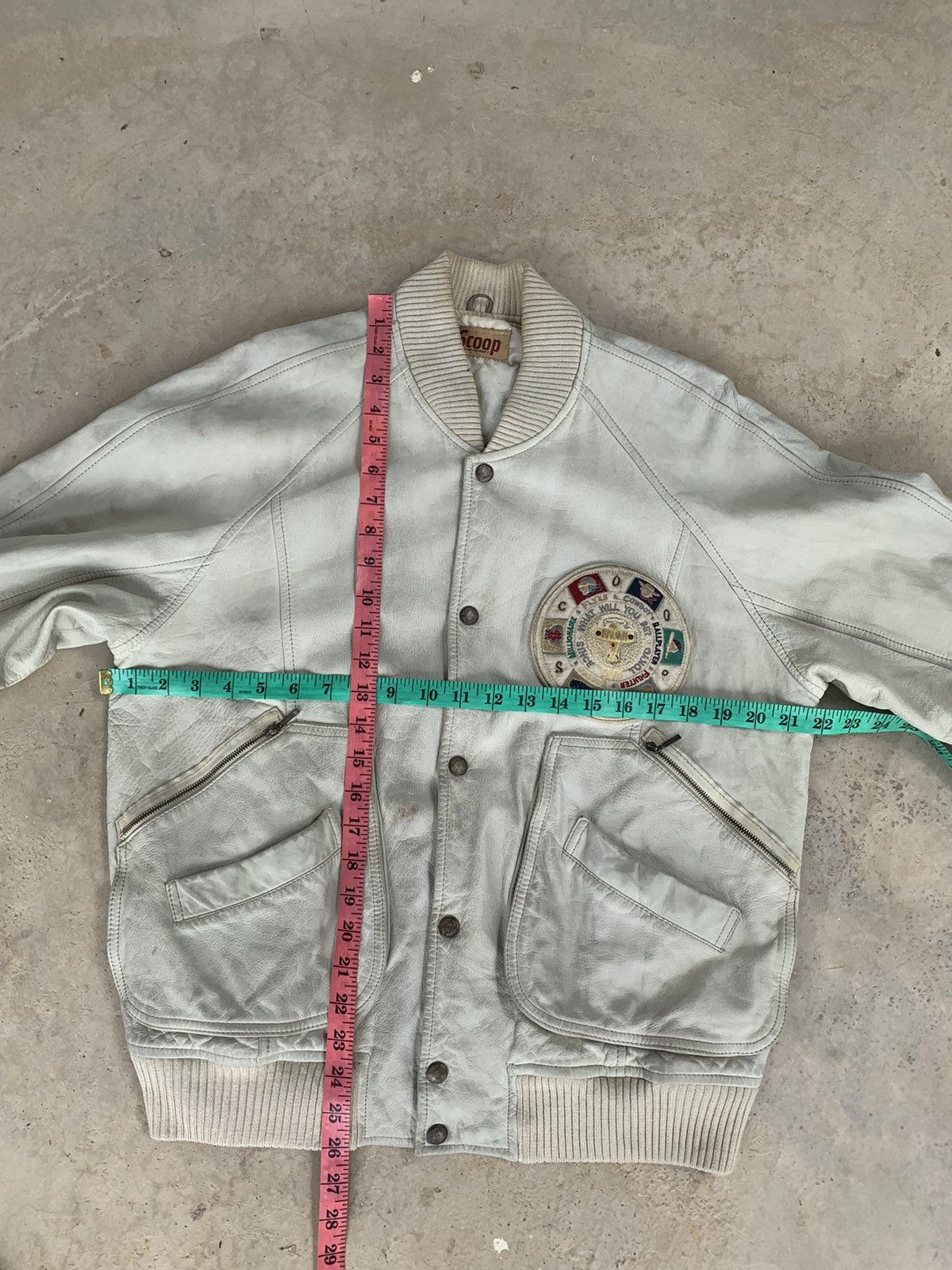 Leather × Vintage Vintage Scoop Is Champ Leather Jacket Size US M / EU 48-50 / 2 - 4 Thumbnail