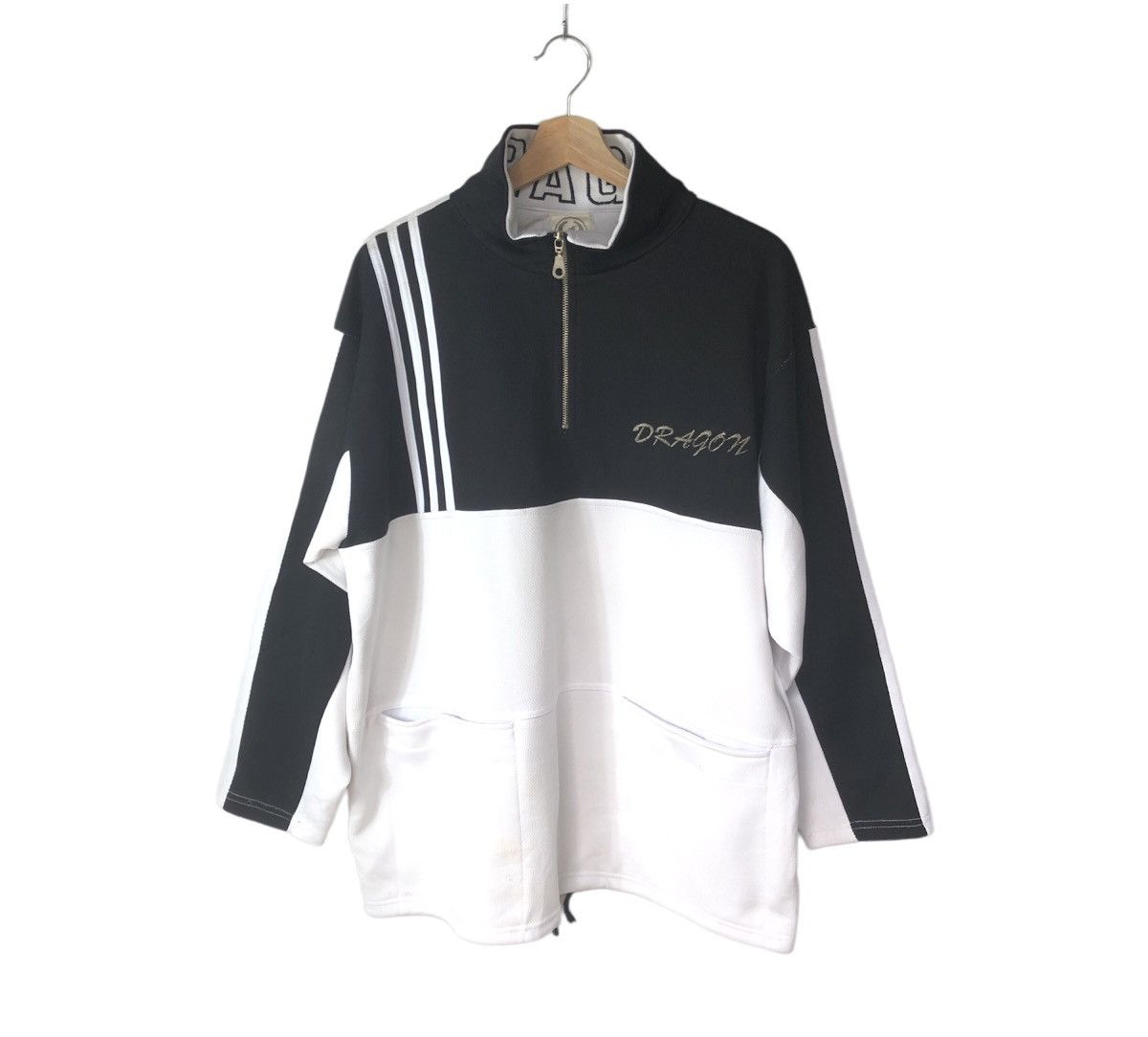 Vintage Vintage 90s Dragon Skateboards Track Anorak Pullover Size US L / EU 52-54 / 3 - 2 Thumbnail