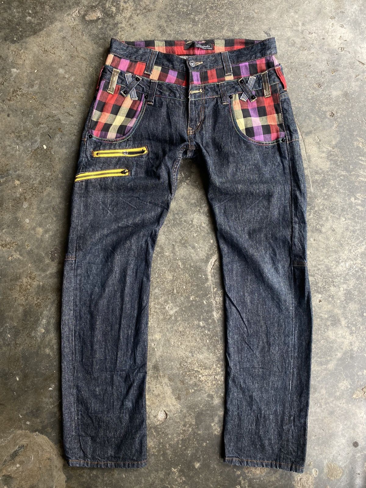 Japanese Brand × Vintage Dominate Handcrafted Double Waits Jeans Size US 35 - 1 Thumbnail
