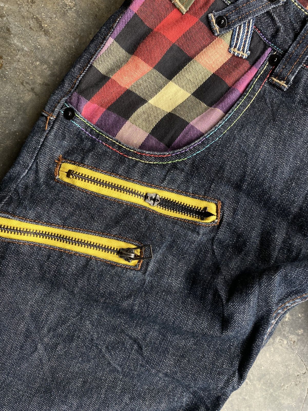 Japanese Brand × Vintage Dominate Handcrafted Double Waits Jeans Size US 35 - 6 Thumbnail