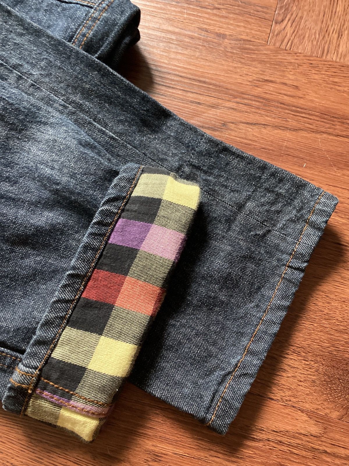 Japanese Brand × Vintage Dominate Handcrafted Double Waits Jeans Size US 35 - 7 Thumbnail
