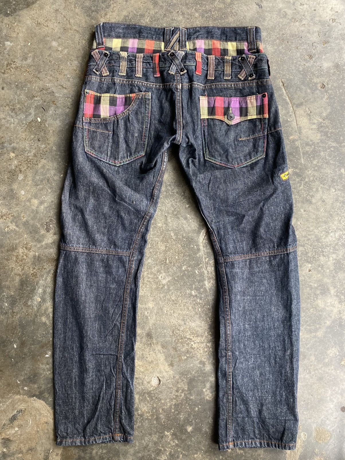 Japanese Brand × Vintage Dominate Handcrafted Double Waits Jeans Size US 35 - 2 Thumbnail