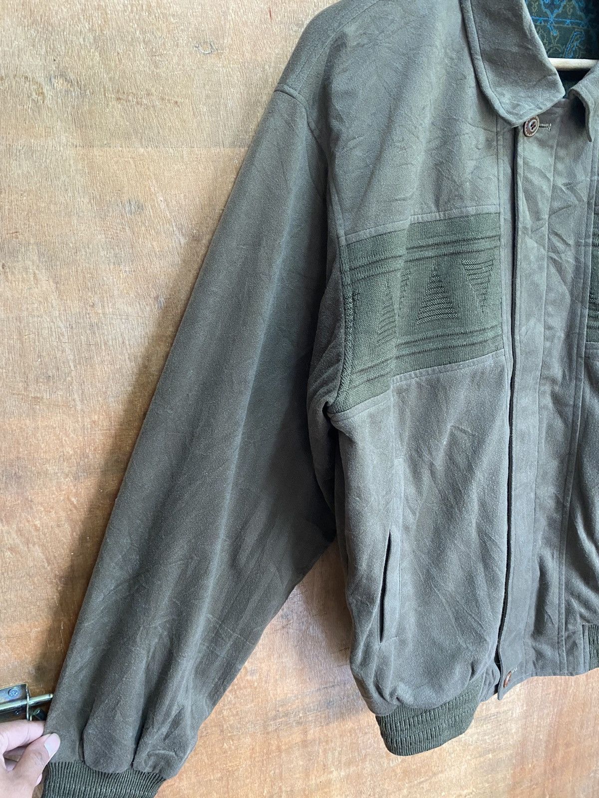 Japanese Brand × Velvet × Vintage Vintage 90s Japanese Velvet Bomber Jacket Size US L / EU 52-54 / 3 - 2 Thumbnail