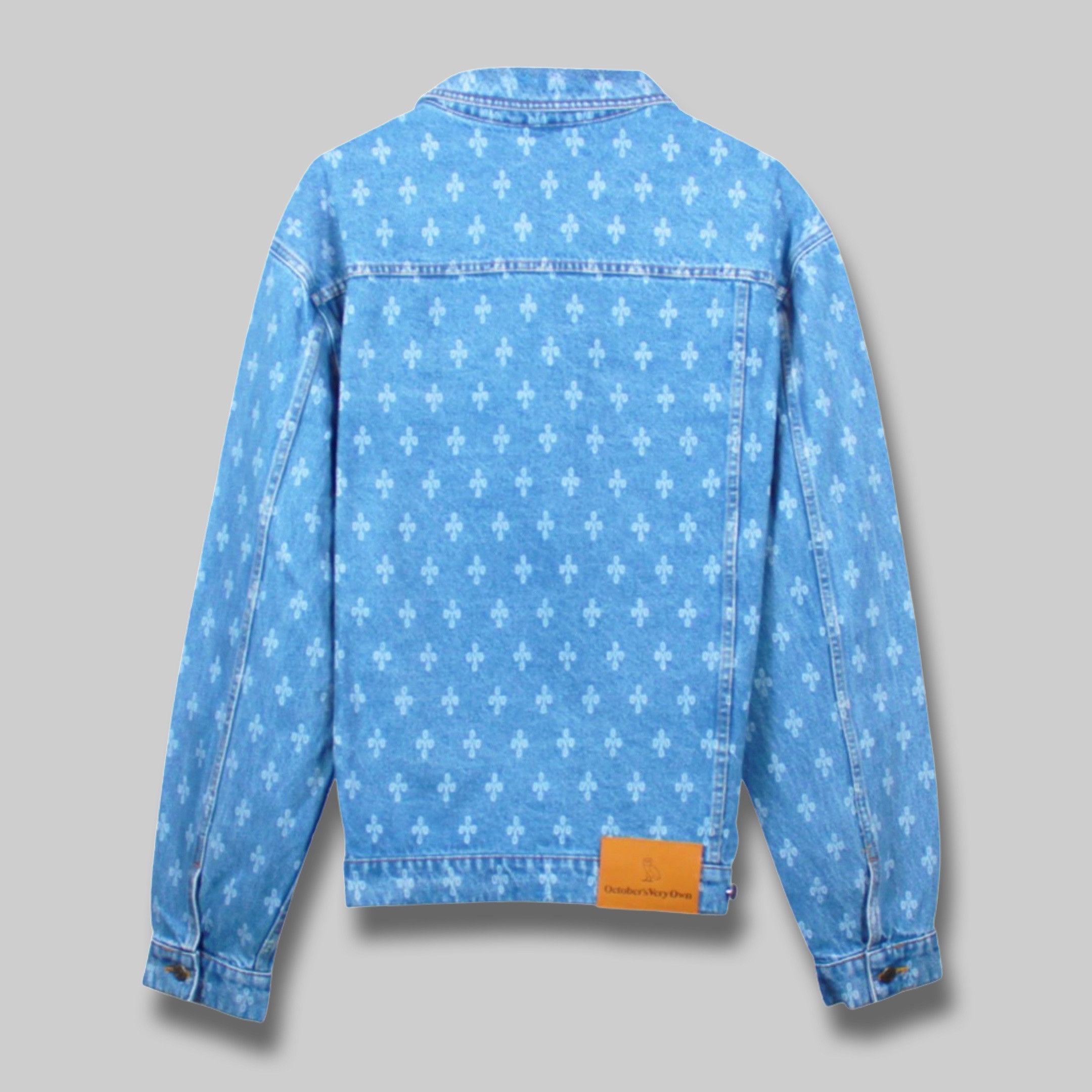 Drake OVO MONOGRAM DENIM TRUCKER JACKET Size US L / EU 52-54 / 3 - 2 Thumbnail