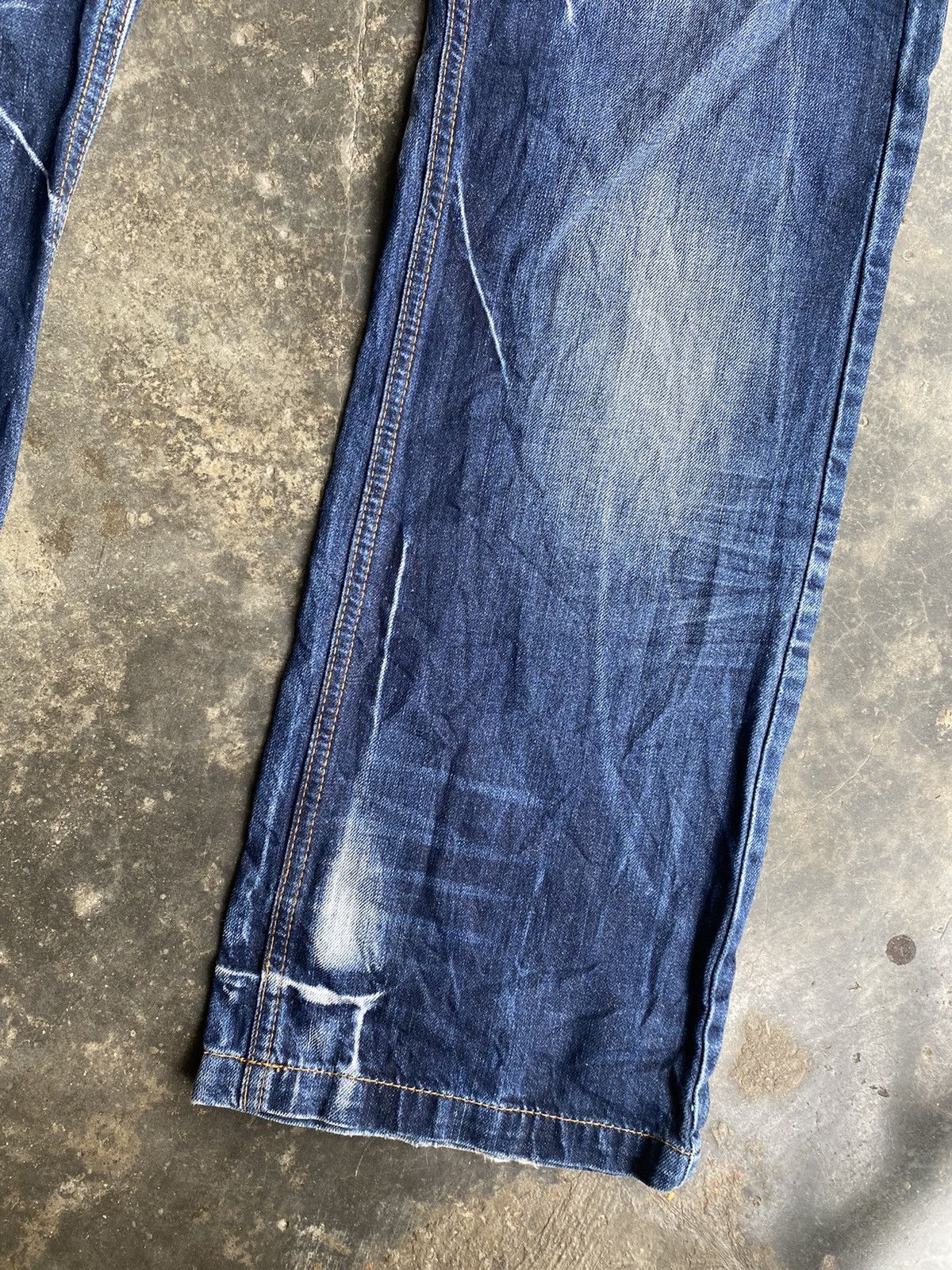 Japanese Brand James Jones Distressed Design Jeas Size US 35 - 6 Thumbnail